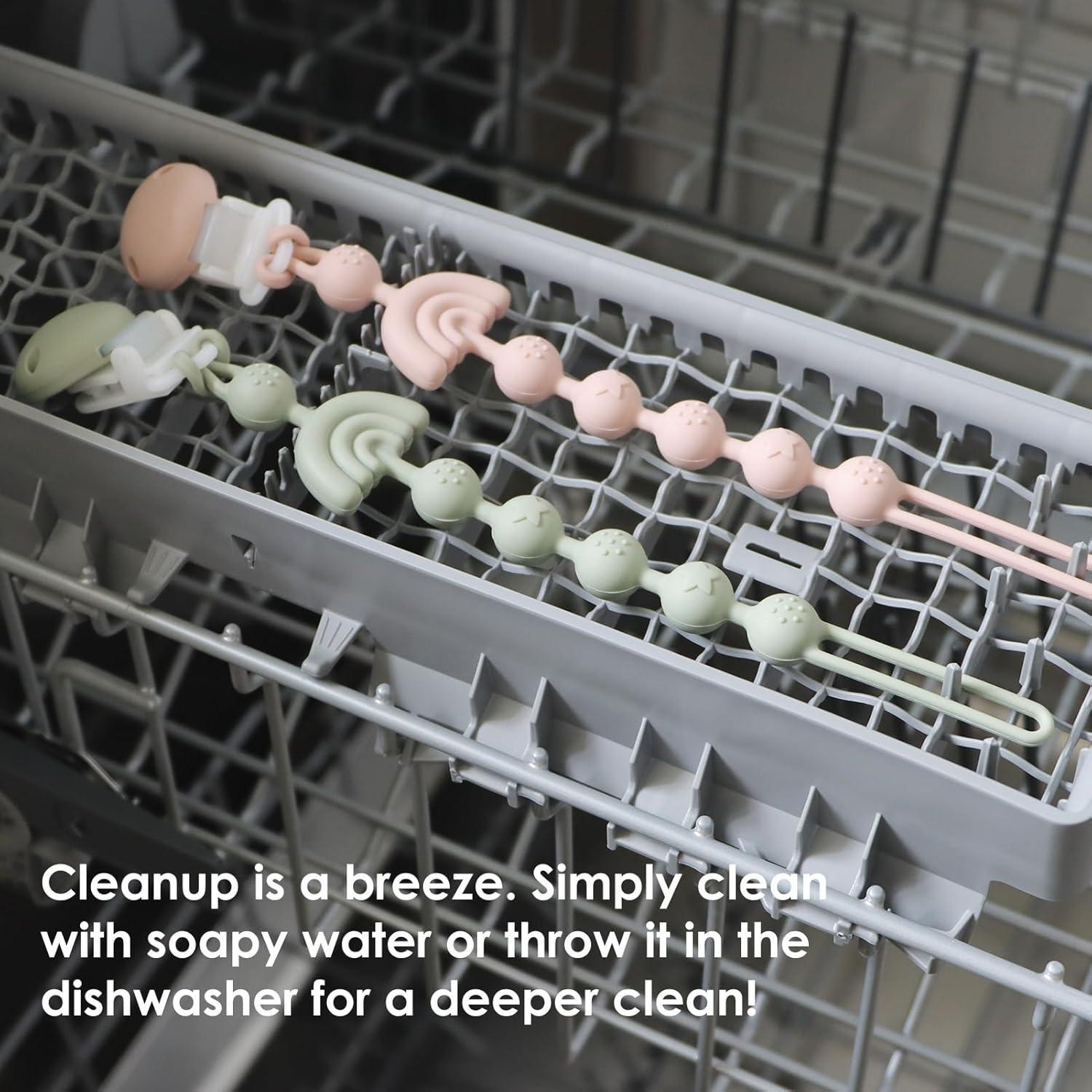 Clip de Chupete para Bebé Andy Bear Set de 3 Silicona