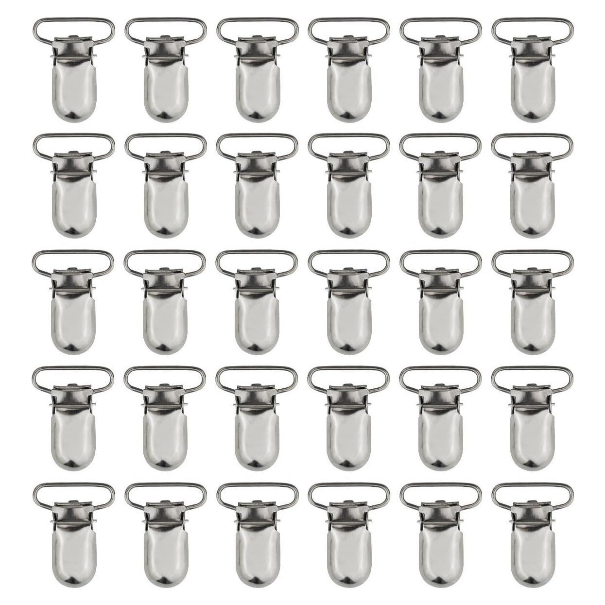 25 Clips de Suspensión Marrywindix para Chupetes y Baberos