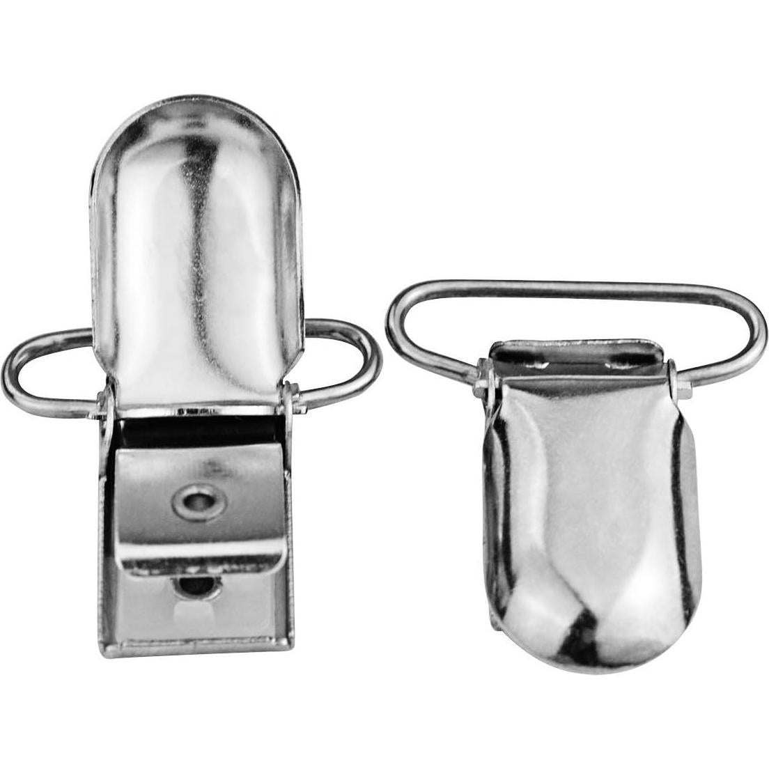 50 Clips de Suspensión Marrywindix para Chupetes 25mm