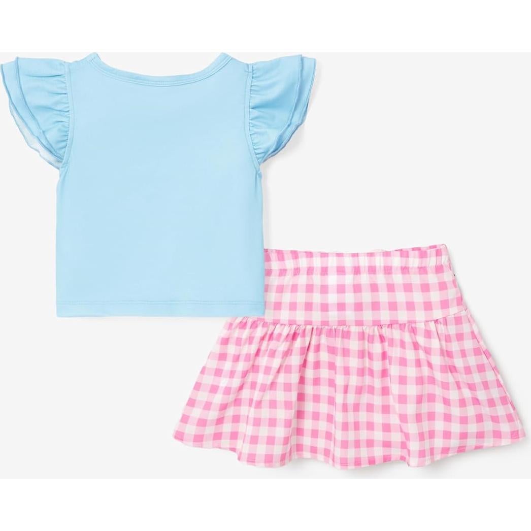 Conjunto Peppa Pig 2 Piezas Top y Falda Floral 2-6 Años