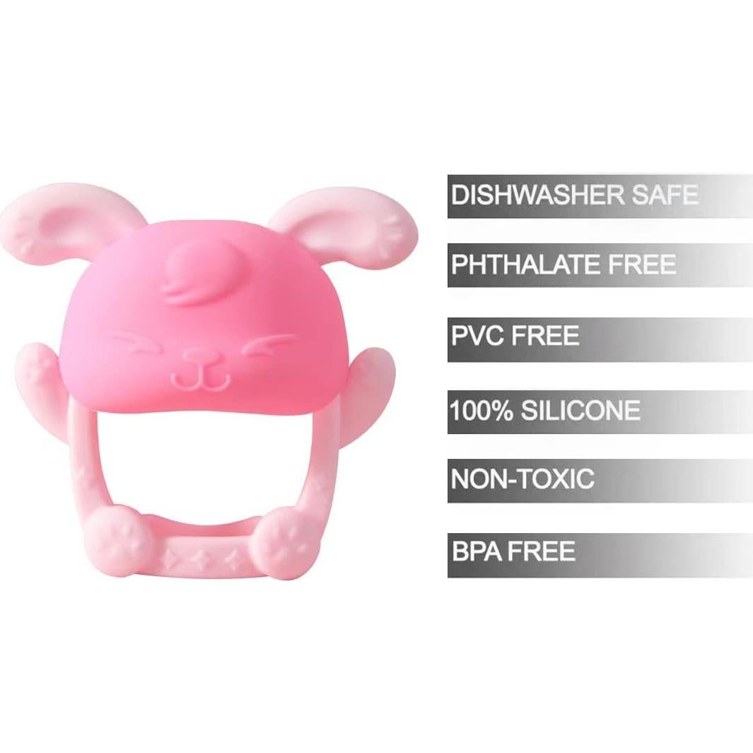 Mordedor y Mitón para Bebé PandaEar 2 Pack - Alivio Dentición