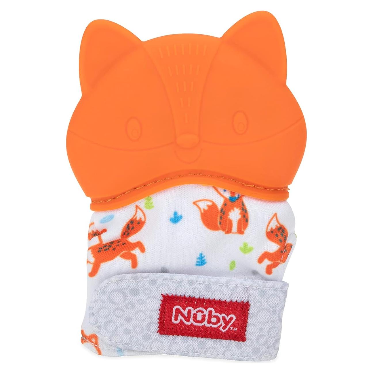 Mitón de Dentición Silicona Nuby Zorro 3+ Meses