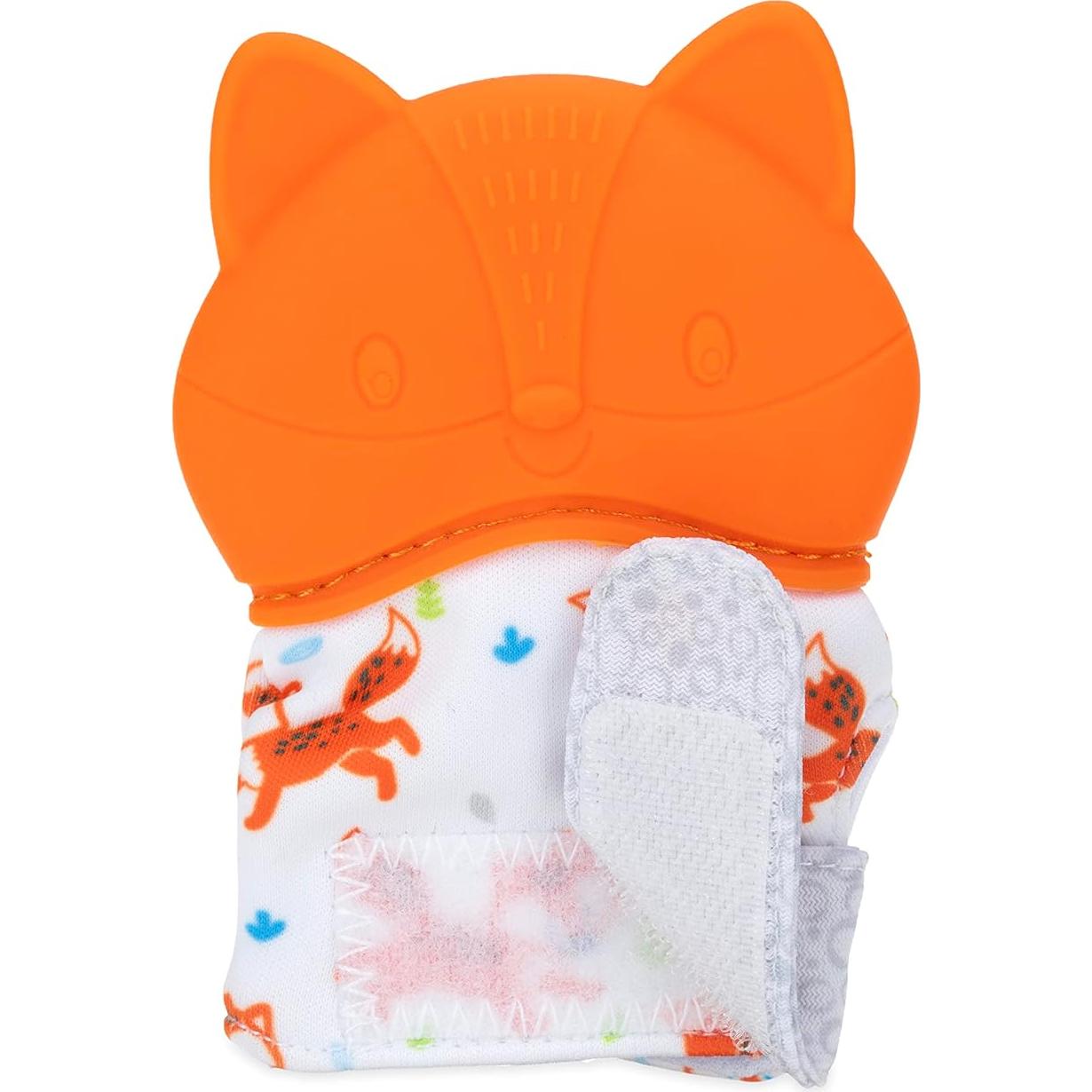 Mitón de Dentición Silicona Nuby Zorro 3+ Meses