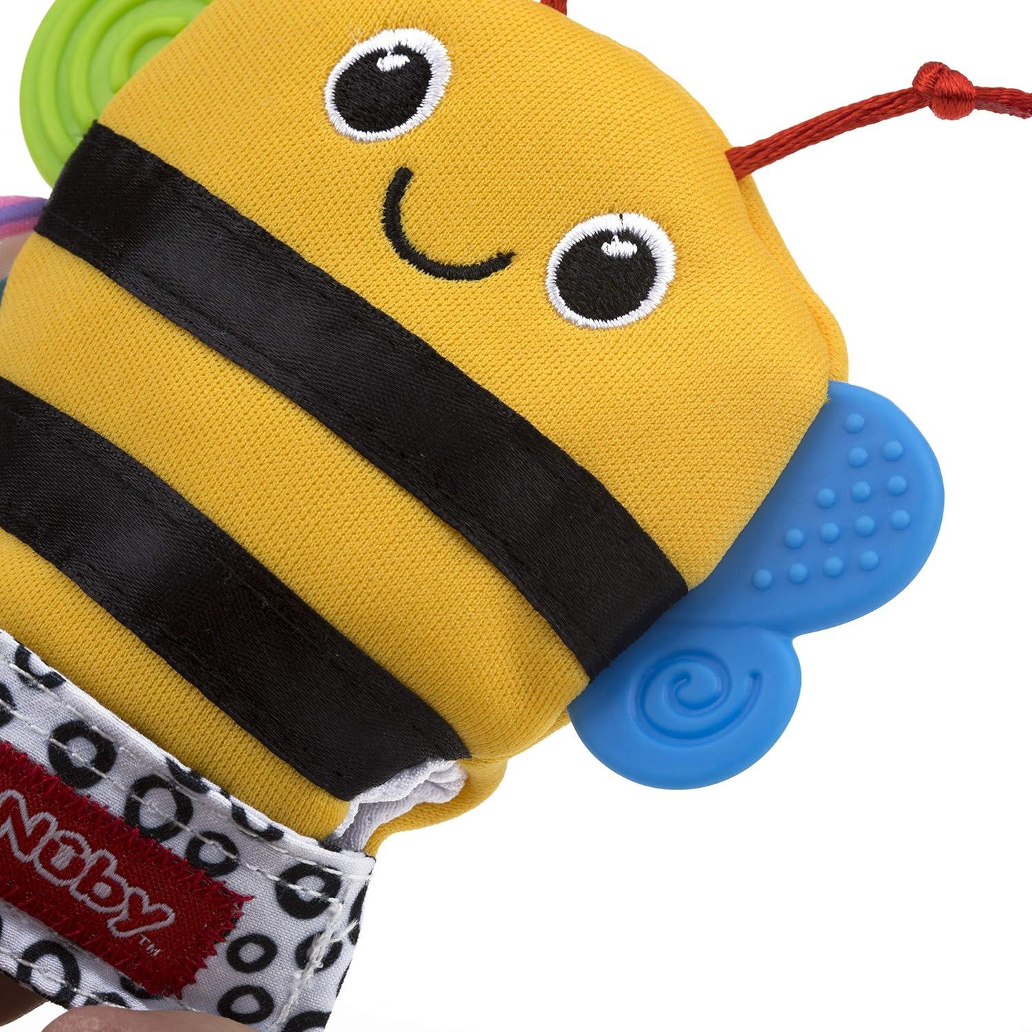 Mitón de Dentición Nuby Happy Handimals Abeja - Lavable