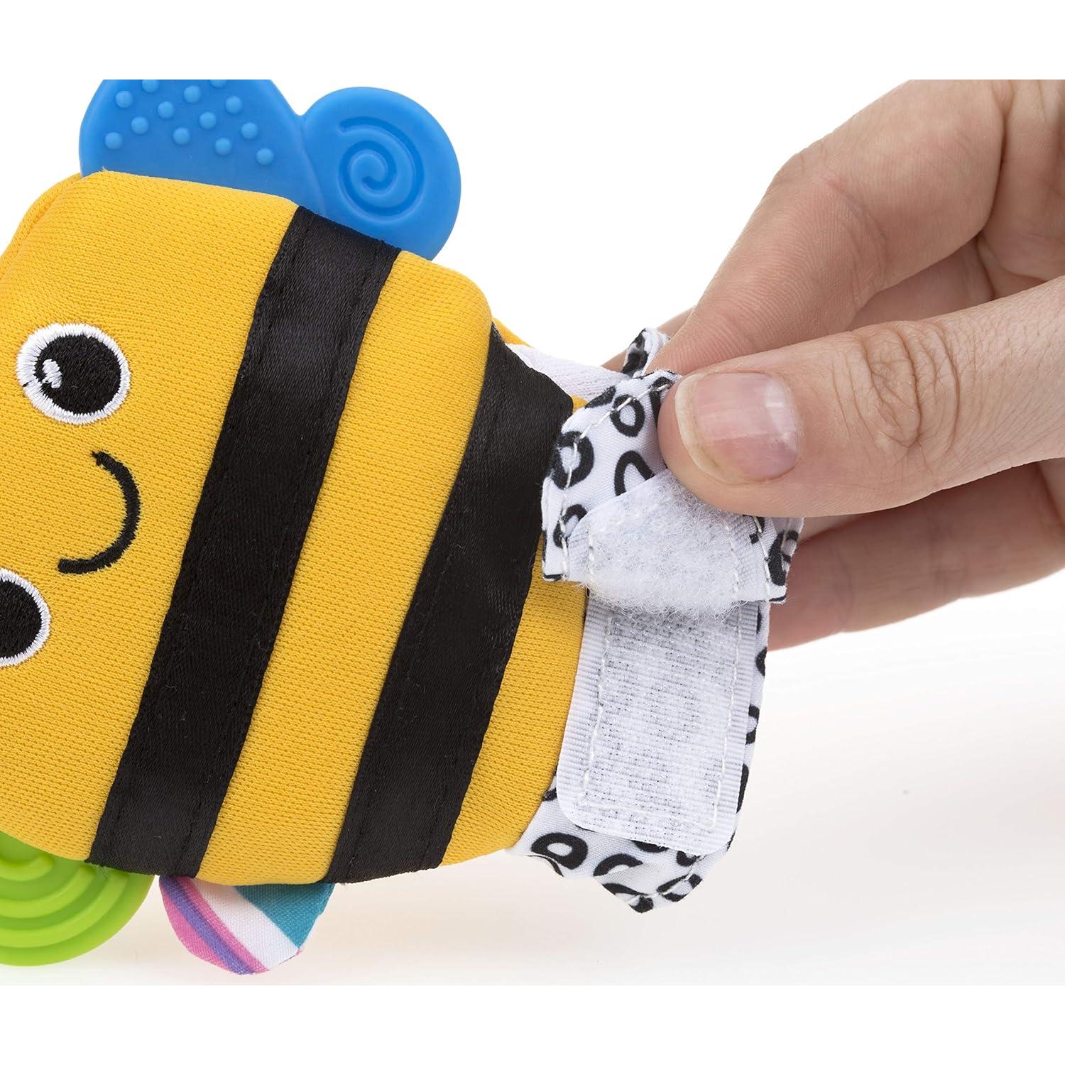 Mitón de Dentición Nuby Happy Handimals Abeja - Lavable
