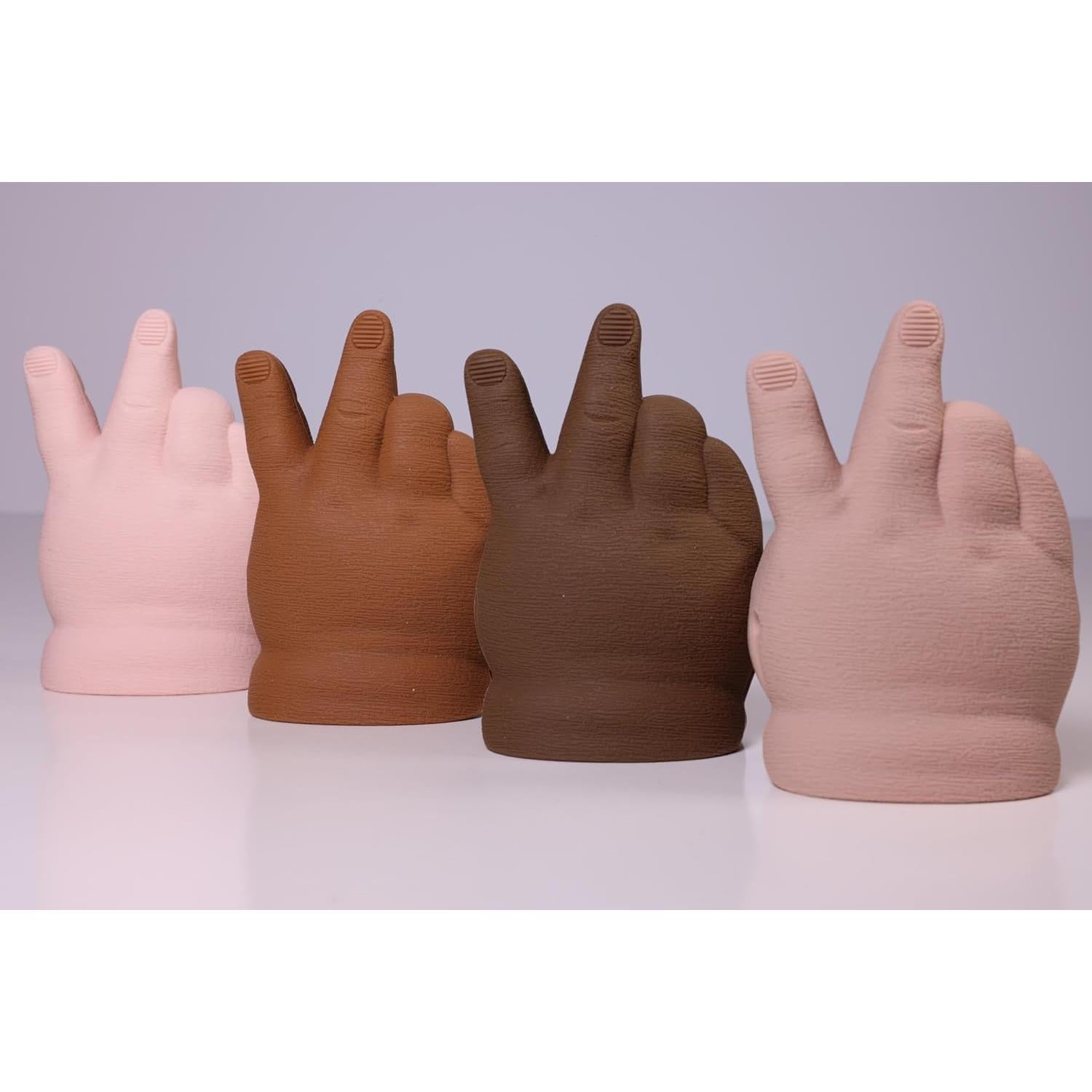 Mitón de Mordedor Peace Baby - Silicona Texturizada 3M+