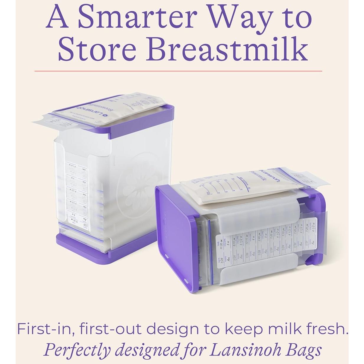 Bolsas de Almacenamiento de Leche Materna Lansinoh 100 Unidades 180 ml