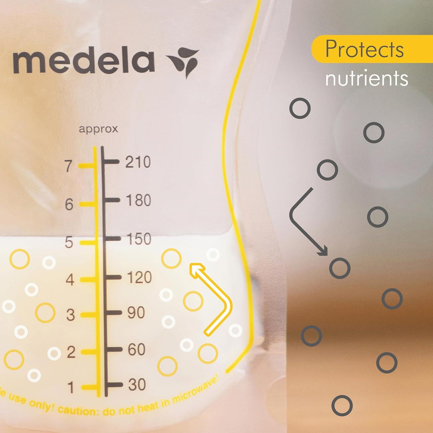 Bolsas de Almacenamiento de Leche Materna Medela Easy Pour 100 Unidades 210ml