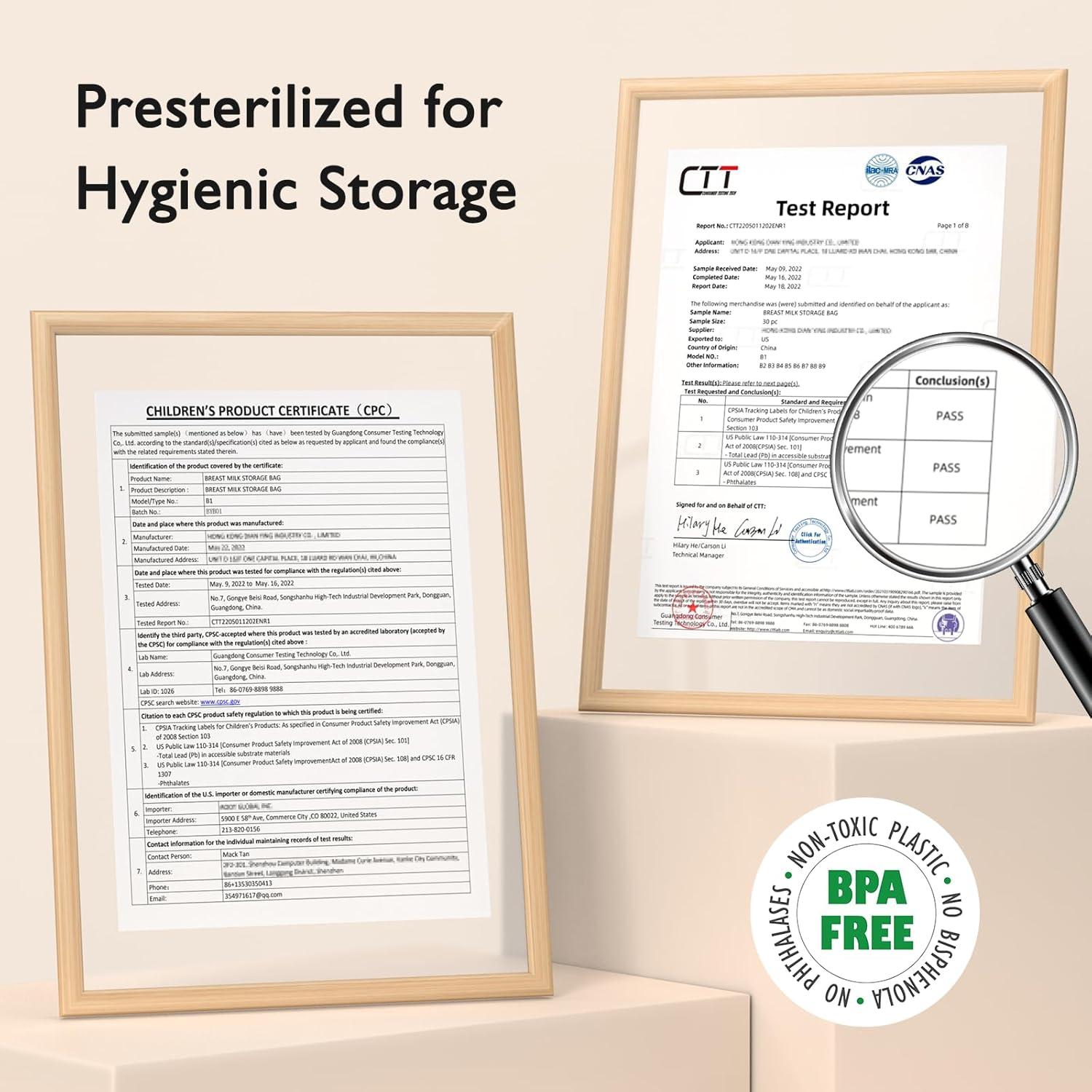 Bolsas de Almacenamiento de Leche Materna Momcozy 50 Unidades