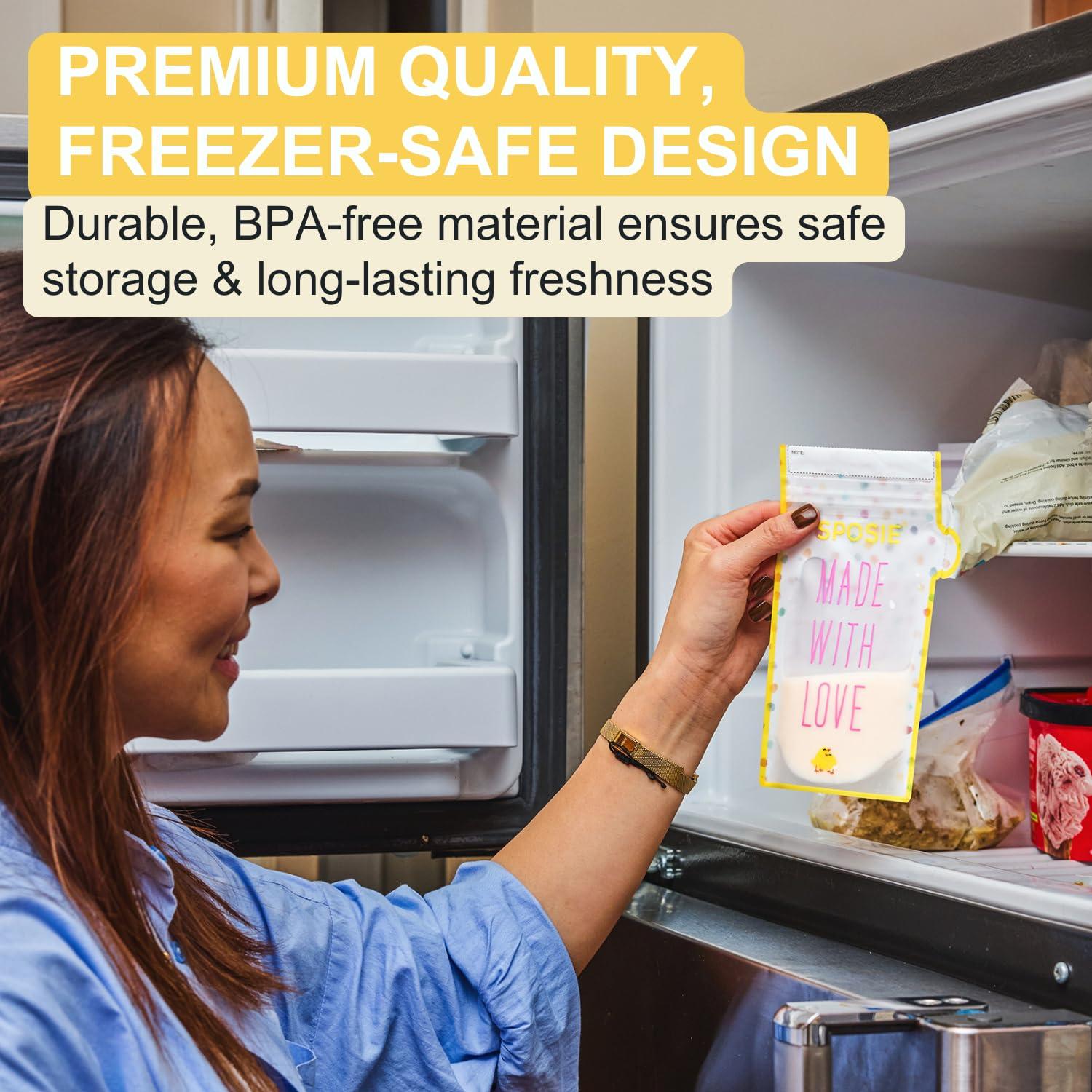 Bolsas de Almacenamiento de Leche Materna Sposie 8oz - 100 Unidades