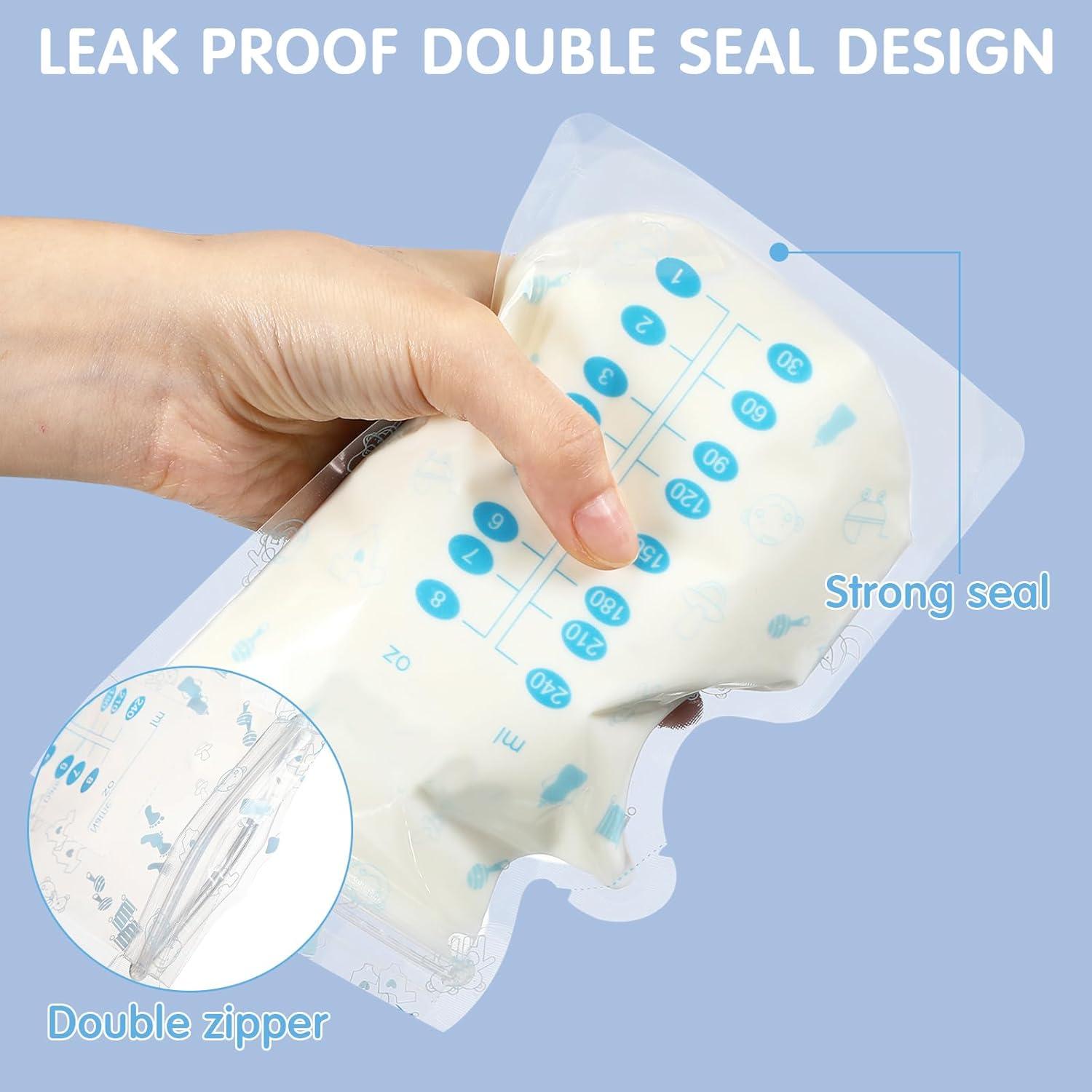 Bolsas de Almacenamiento de Leche Materna Sherr 500 pcs 240ml