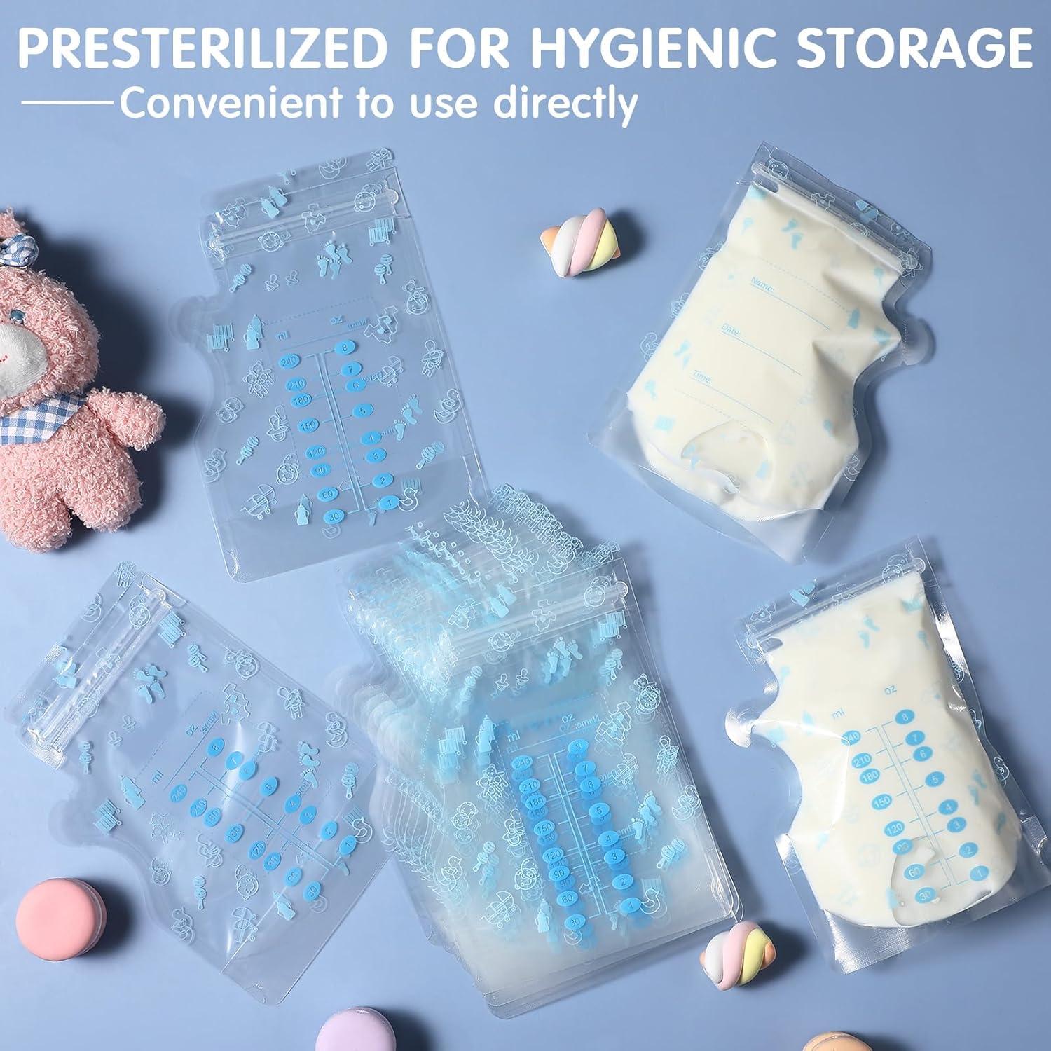 Bolsas de Almacenamiento de Leche Materna Sherr 500 pcs 240ml