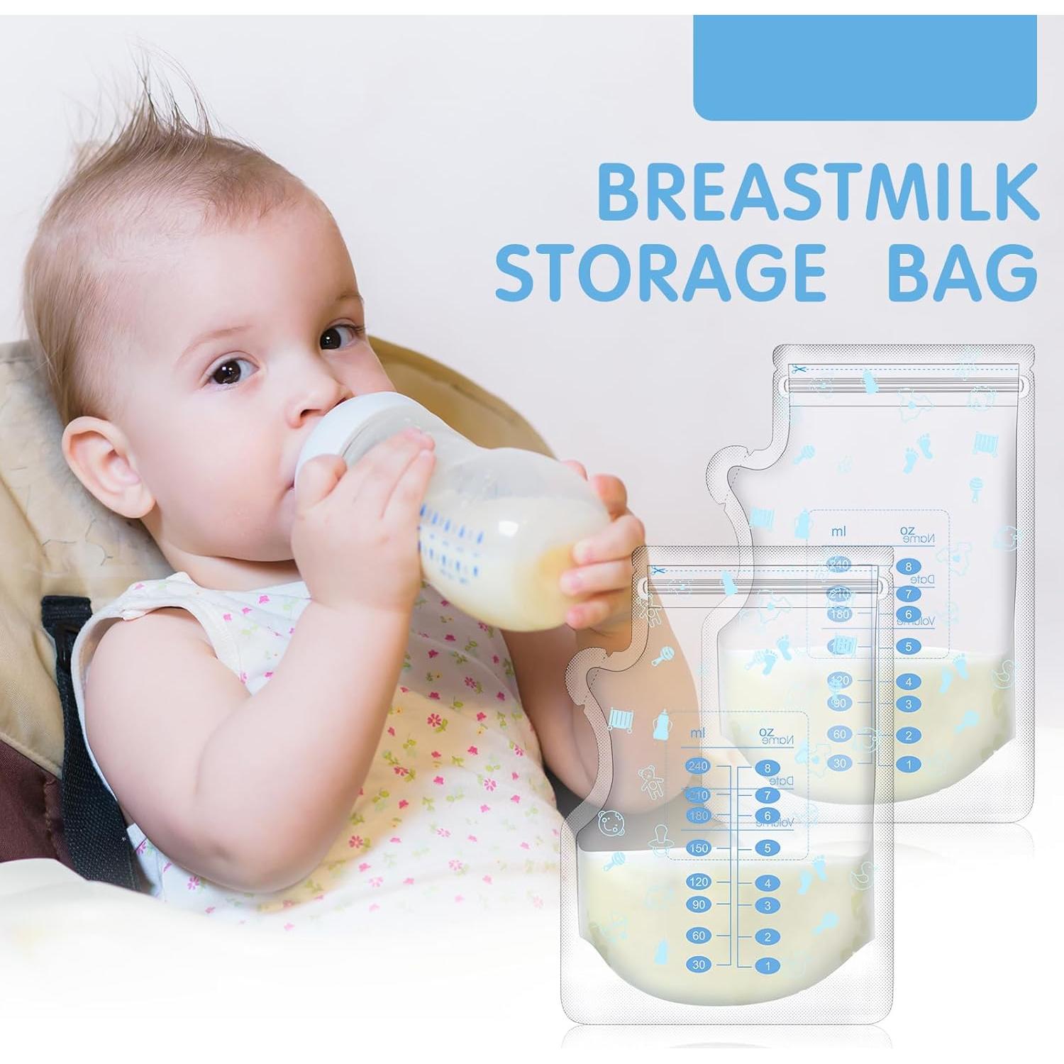 Bolsas de Almacenamiento de Leche Materna Sherr 500 pcs 240ml