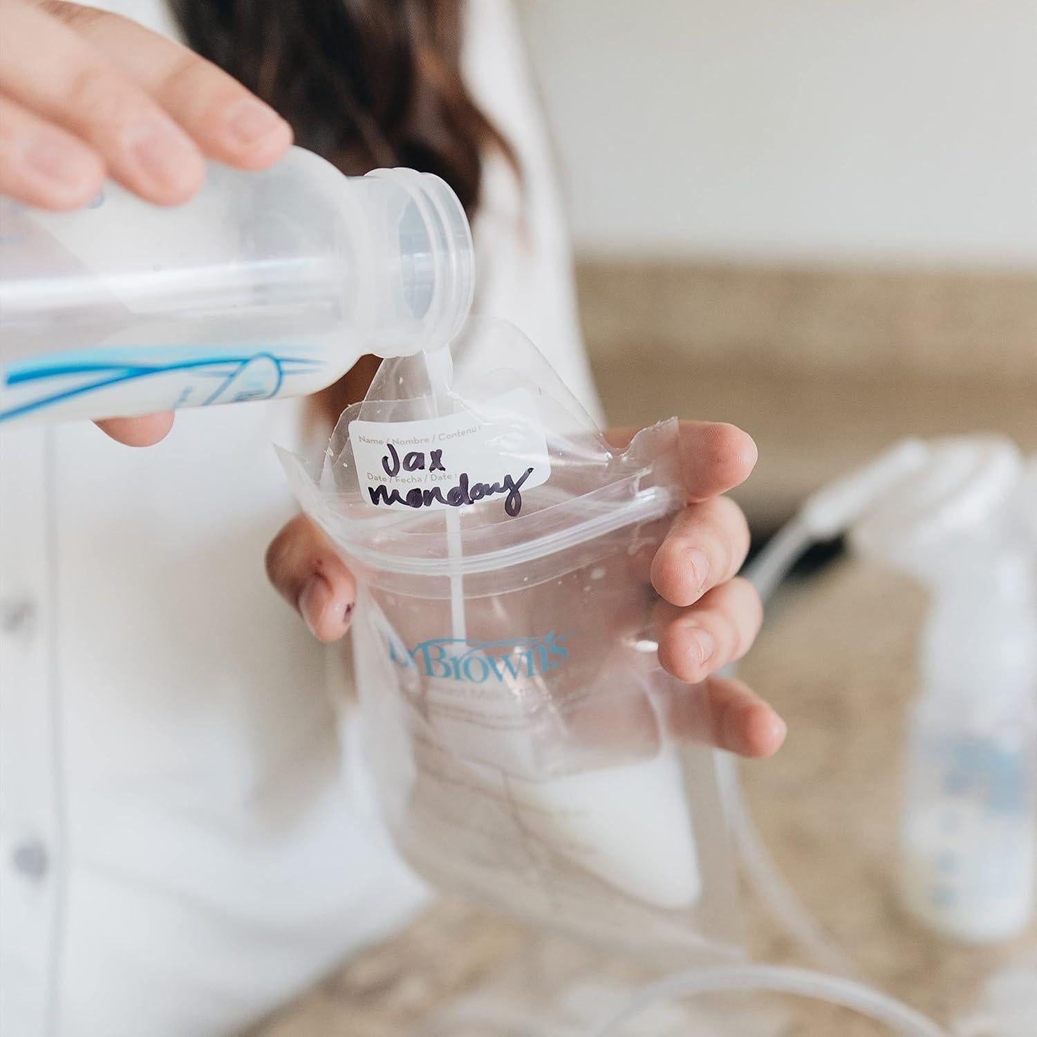 Bolsas de Almacenamiento de Leche Materna Dr. Brown 180 ml - 50 Unidades