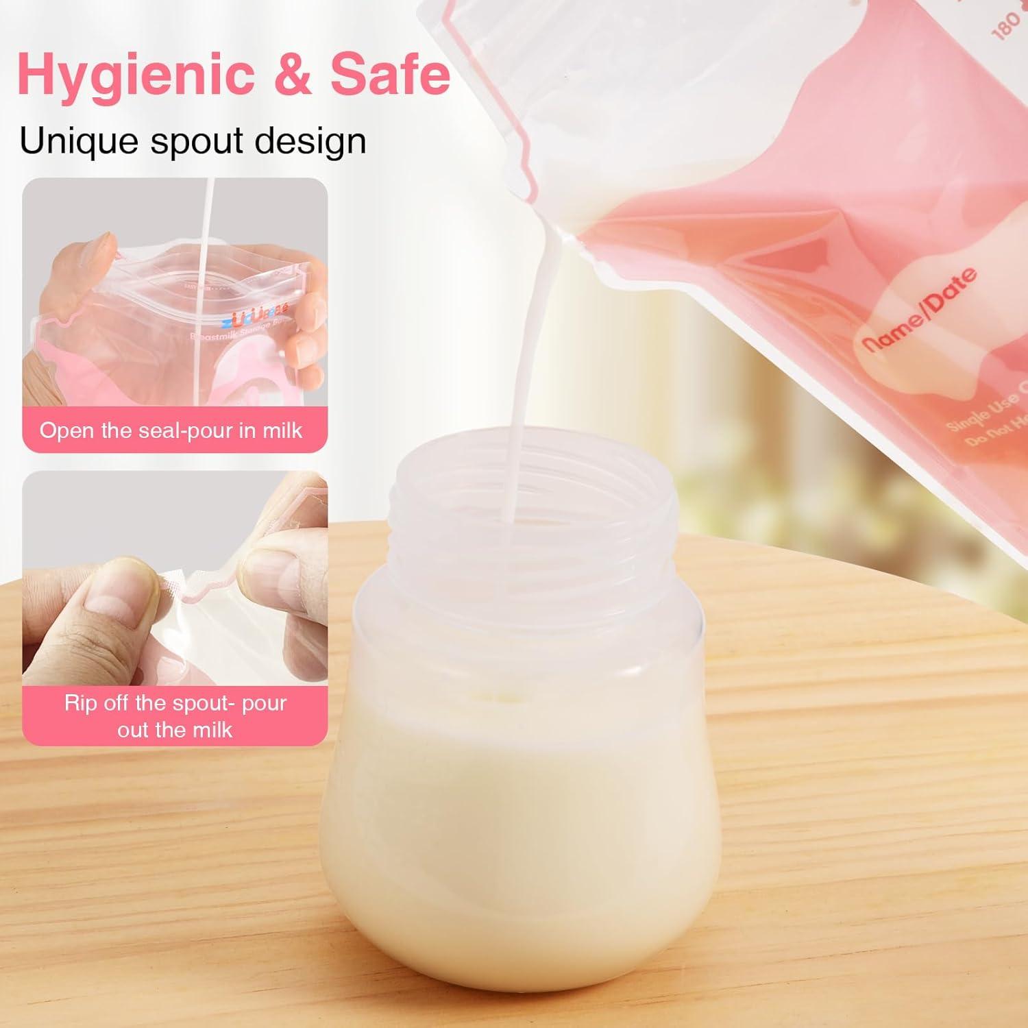 Bolsas de Almacenamiento de Leche Materna ZÜCÜBÉBÉ 360 Unidades 236.6 ml