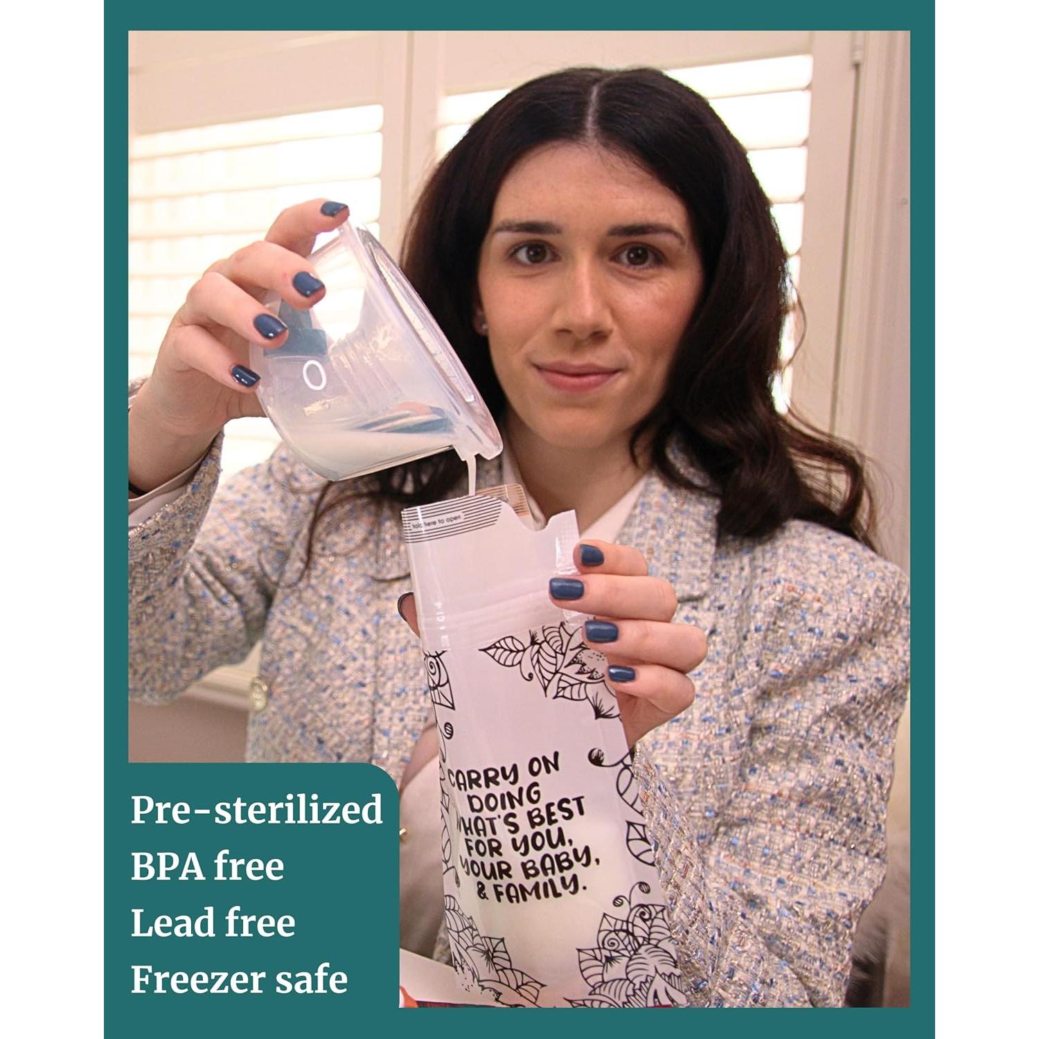 Bolsas de Almacenamiento de Leche Materna Idaho Jones - 60 Unidades, 226.8 Gramos