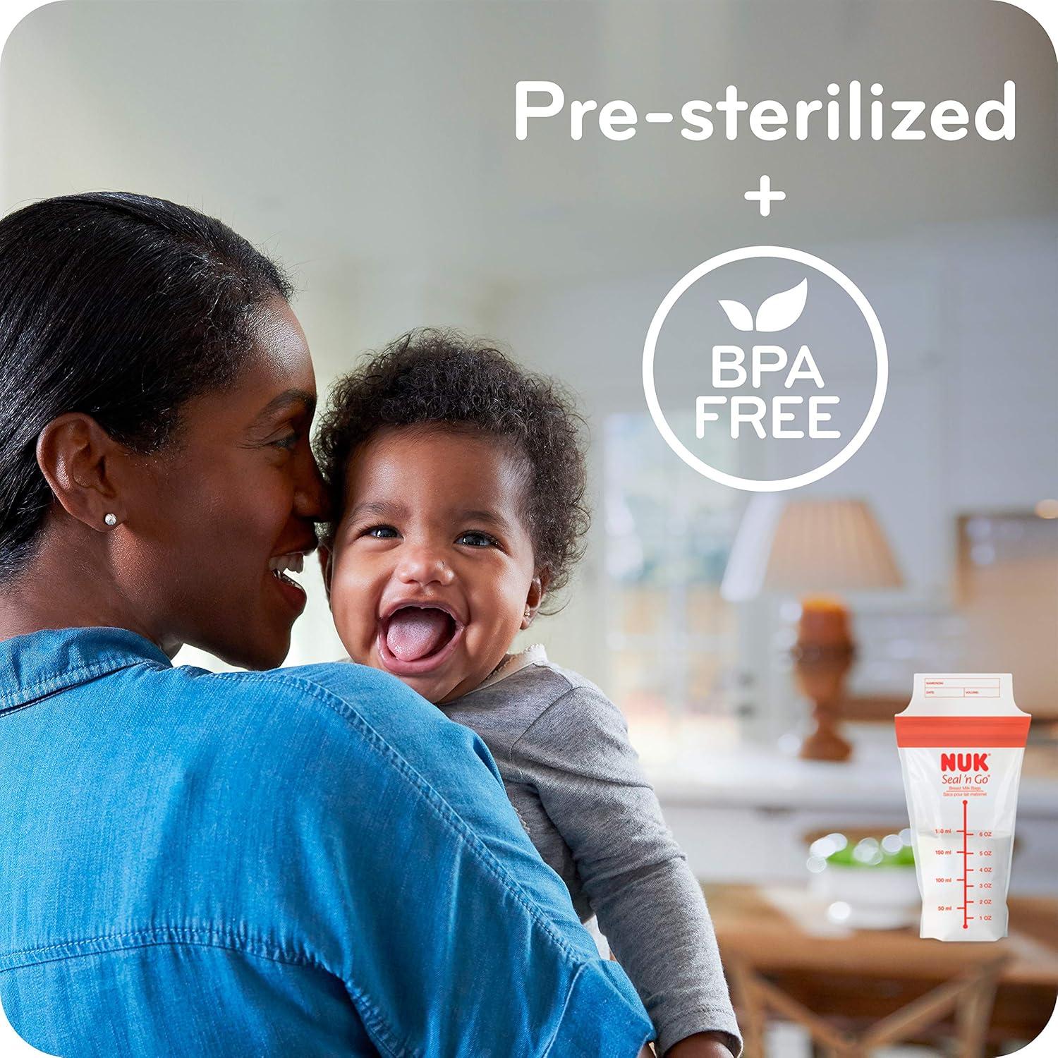 Bolsas de Almacenamiento de Leche Materna NUK 100 Unidades