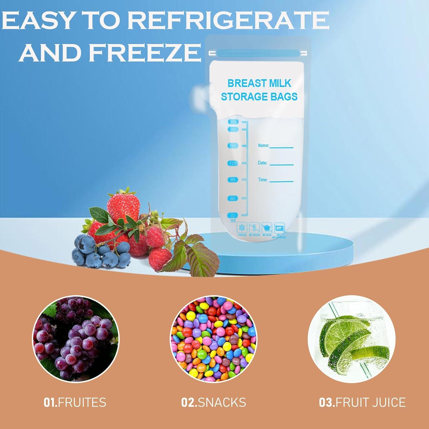 30 Bolsas de Almacenamiento de Leche Materna Libre de BPA