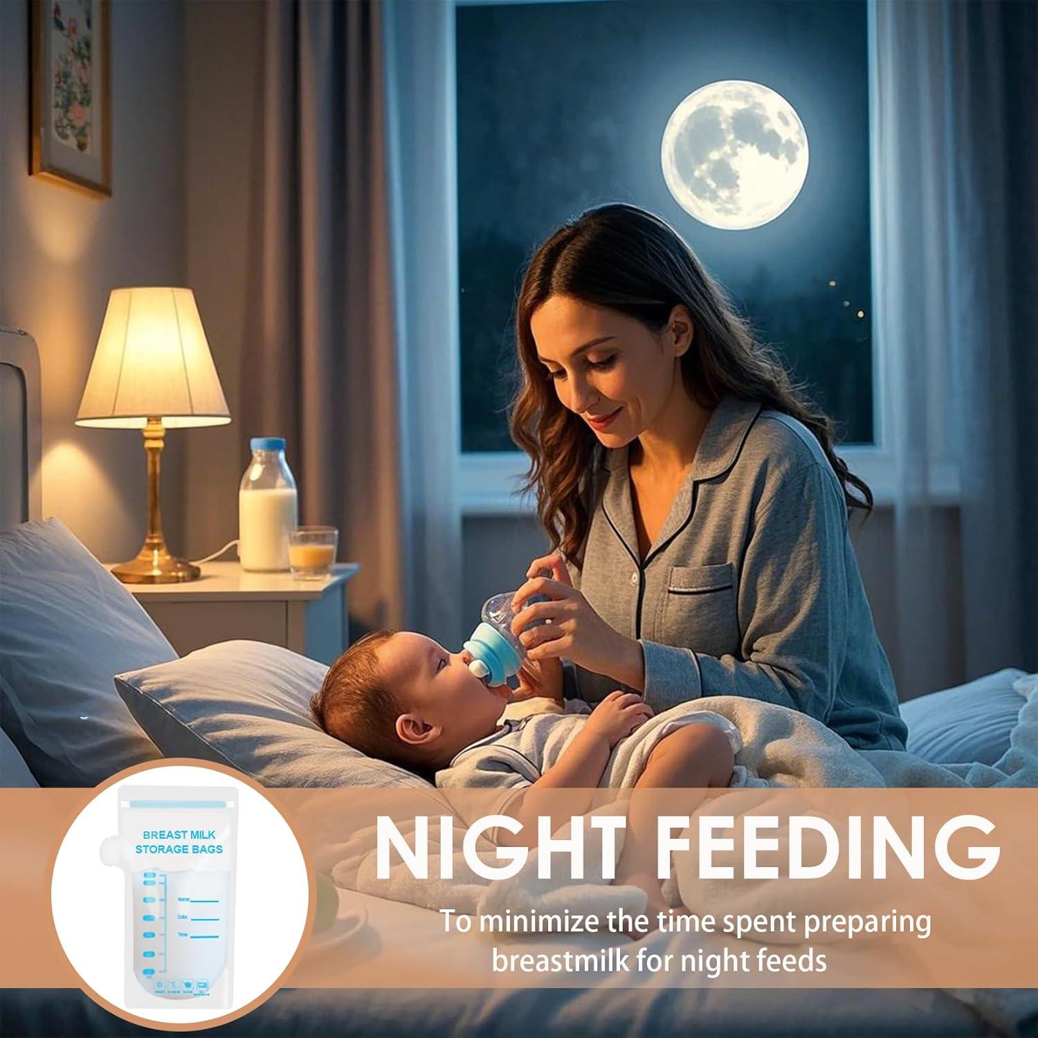 30 Bolsas de Almacenamiento de Leche Materna Libre de BPA