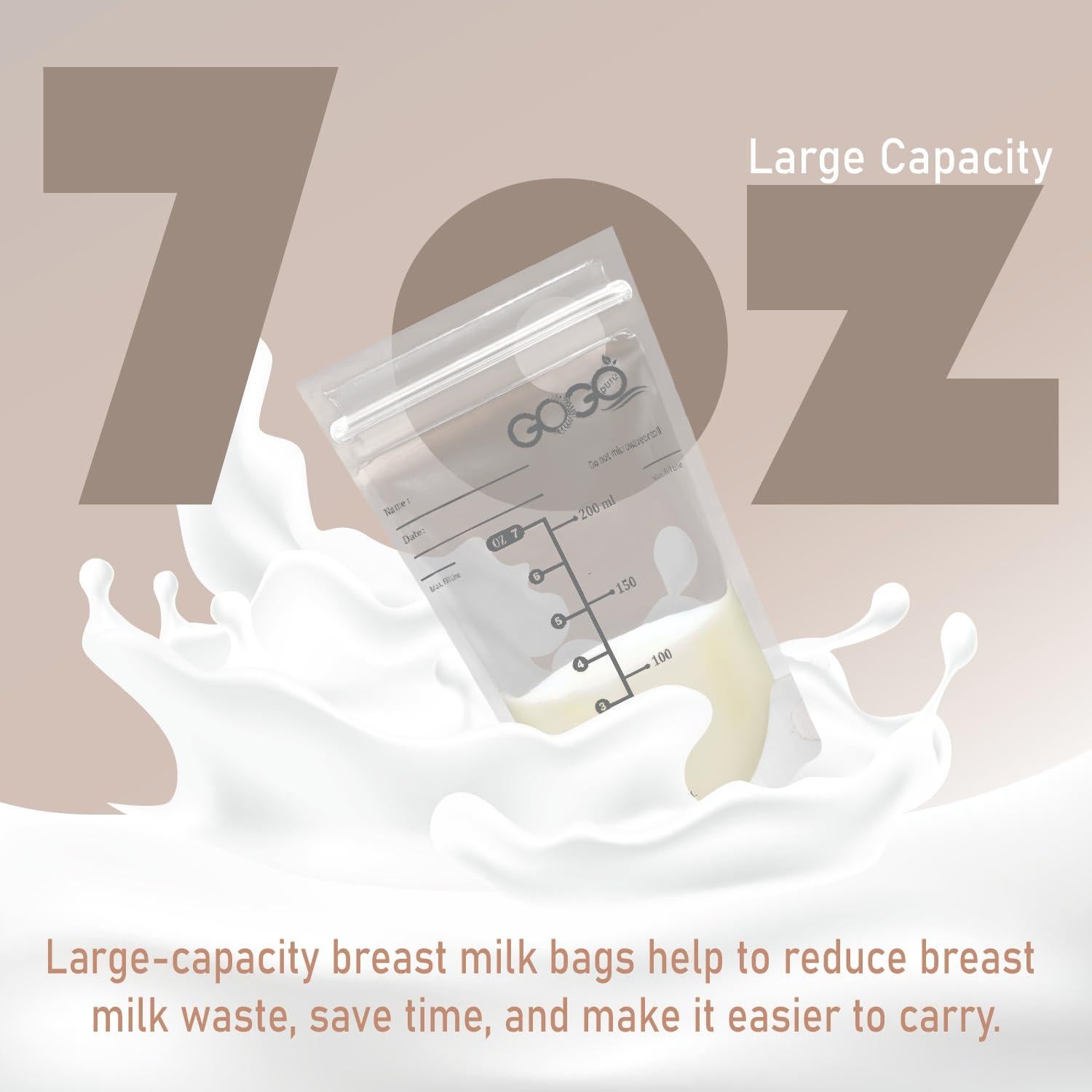 Bolsas de Almacenamiento de Leche Materna GOGO PURE 360 CT