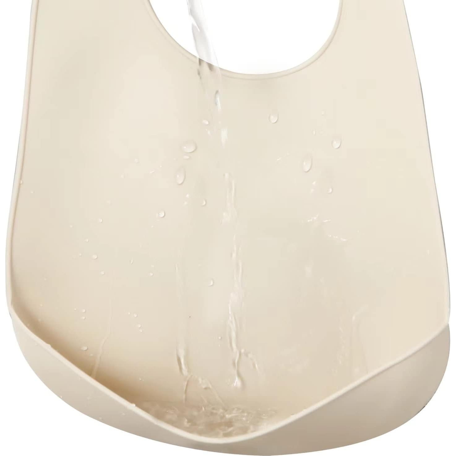 Baberos de Silicona PandaEar 3 Pack Impermeables para Bebés