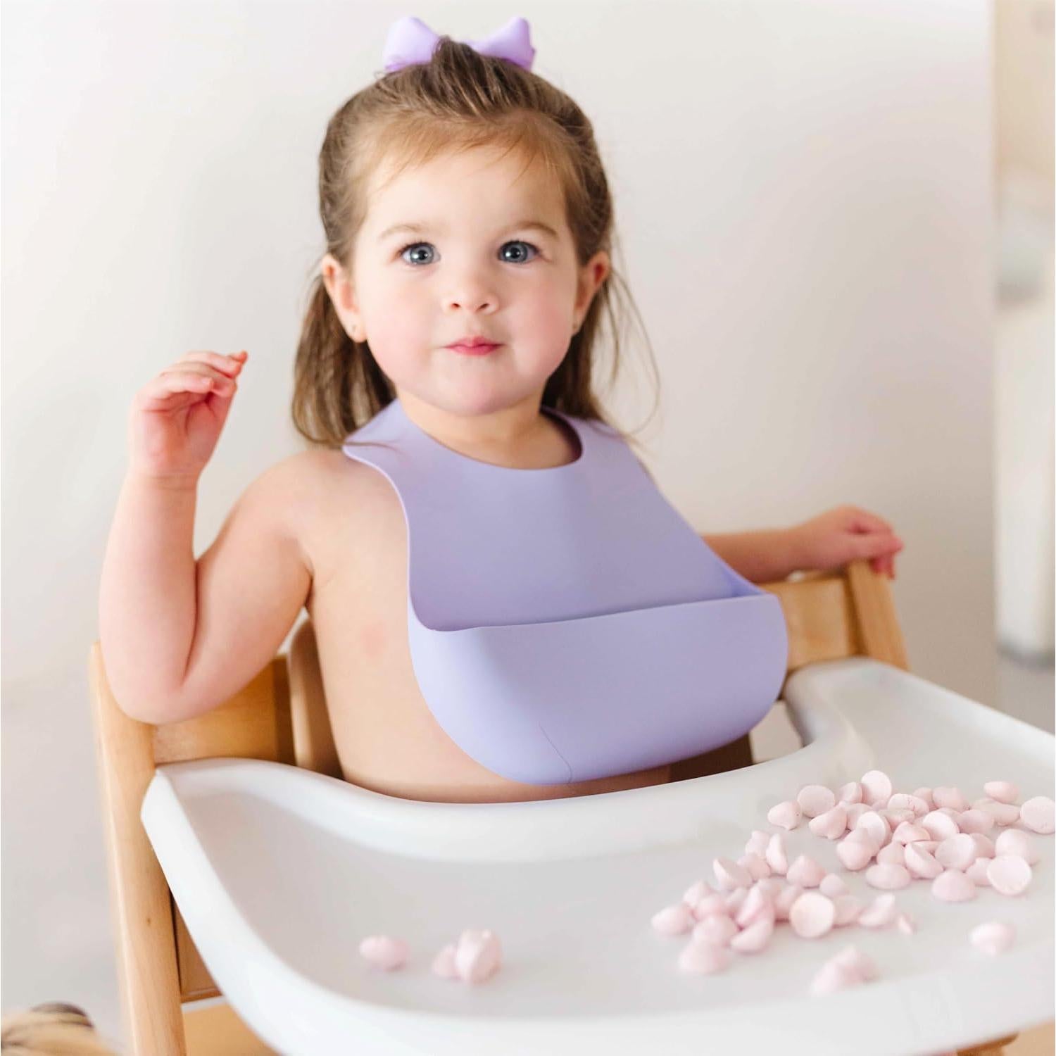 Babero de Silicona Magnético A Prueba de Lavavajillas 142g