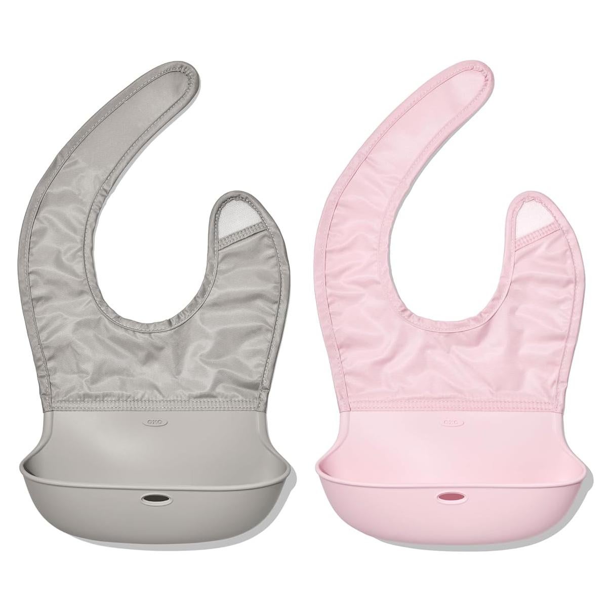 Babero enrollable OXO Tot - 2 unidades - Lluvia y Flor