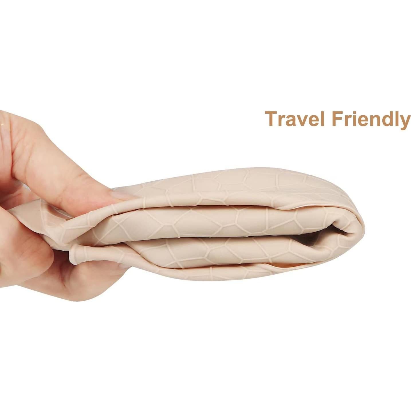 Baberos de Silicona PandaEar 3 Pack Ajustables para Bebés