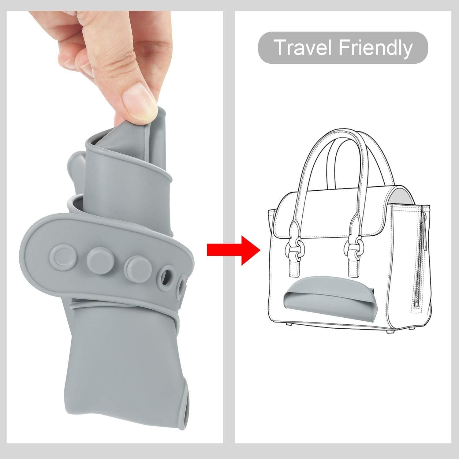 Baberos de Silicona PandaEar para Bebés - Ajustables y Lavables