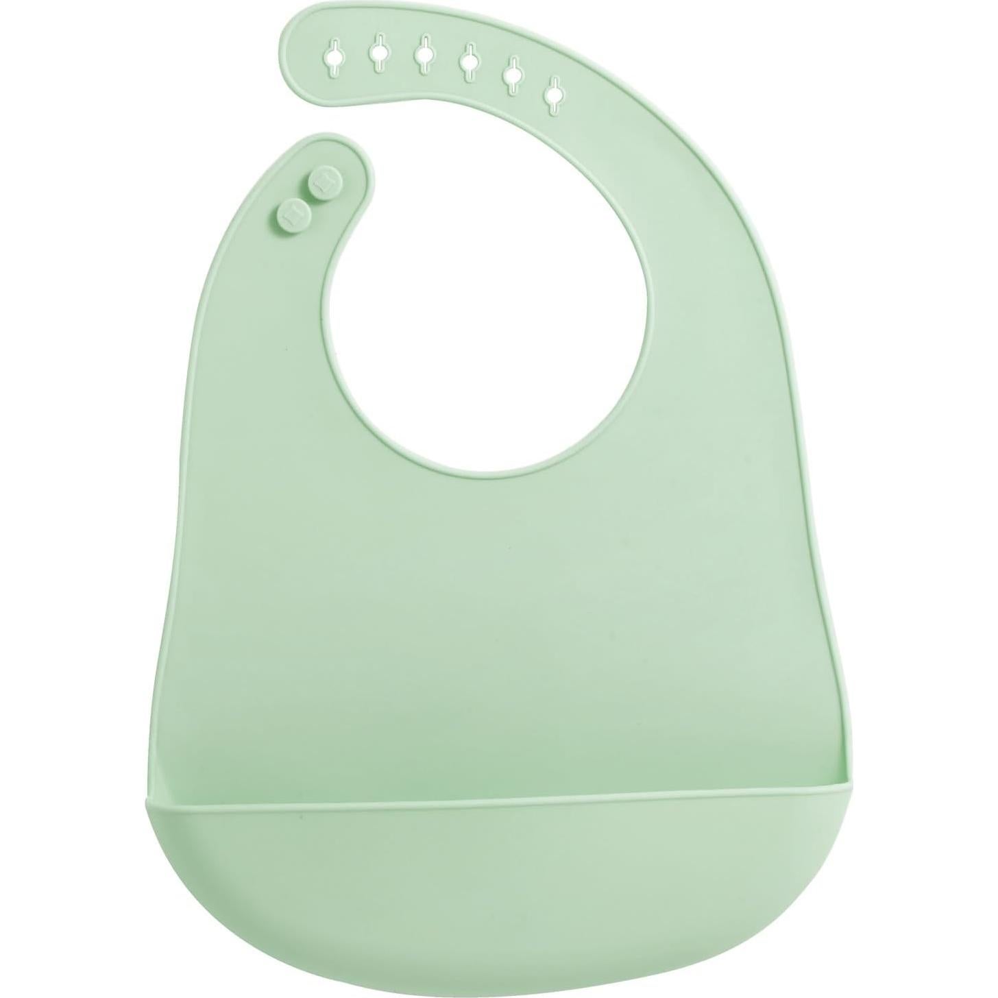 Baberos de Silicona PandaEar para Bebés - Ajustables y Lavables