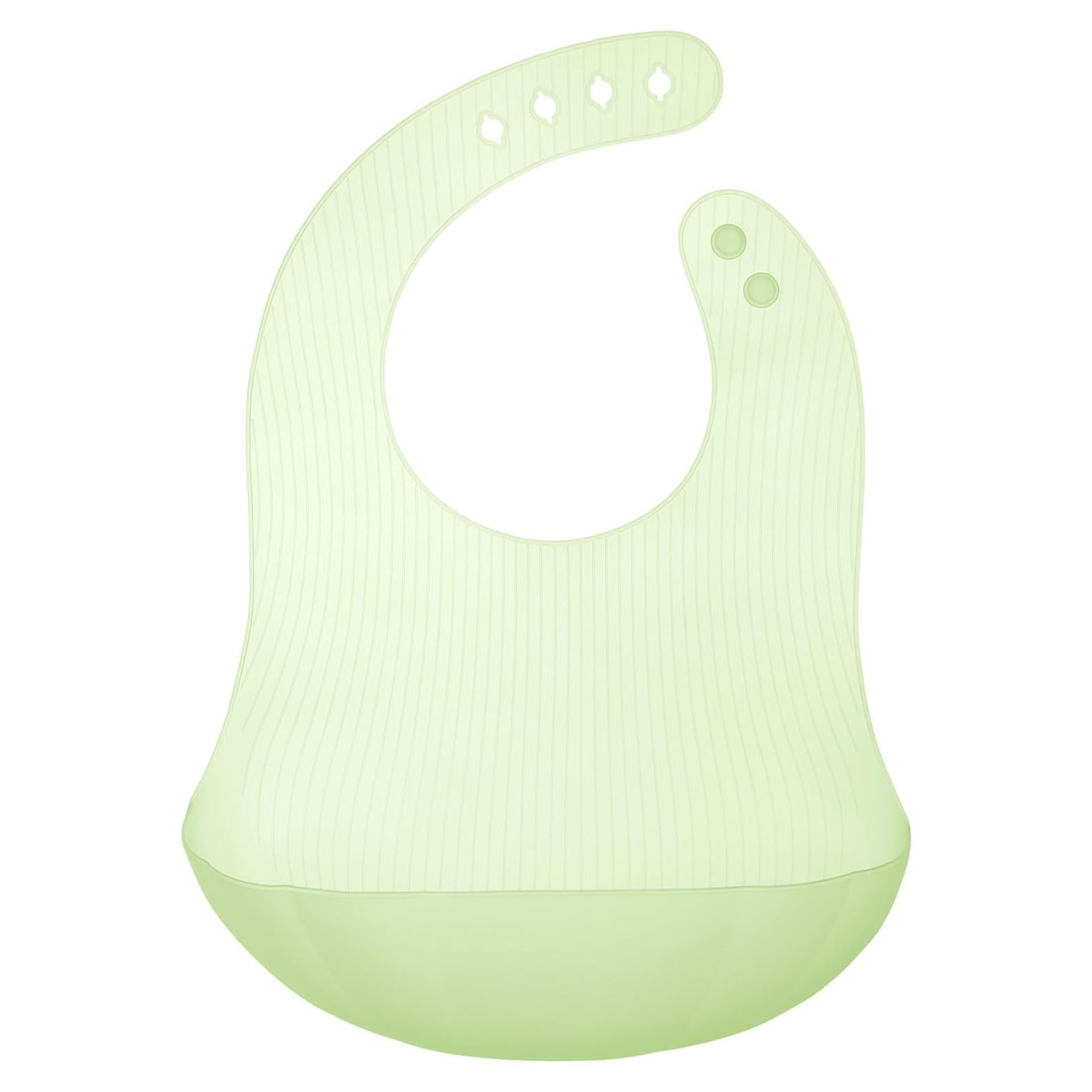 Babero de Silicona Olababy Kiwi con Estuche de Viaje 68g