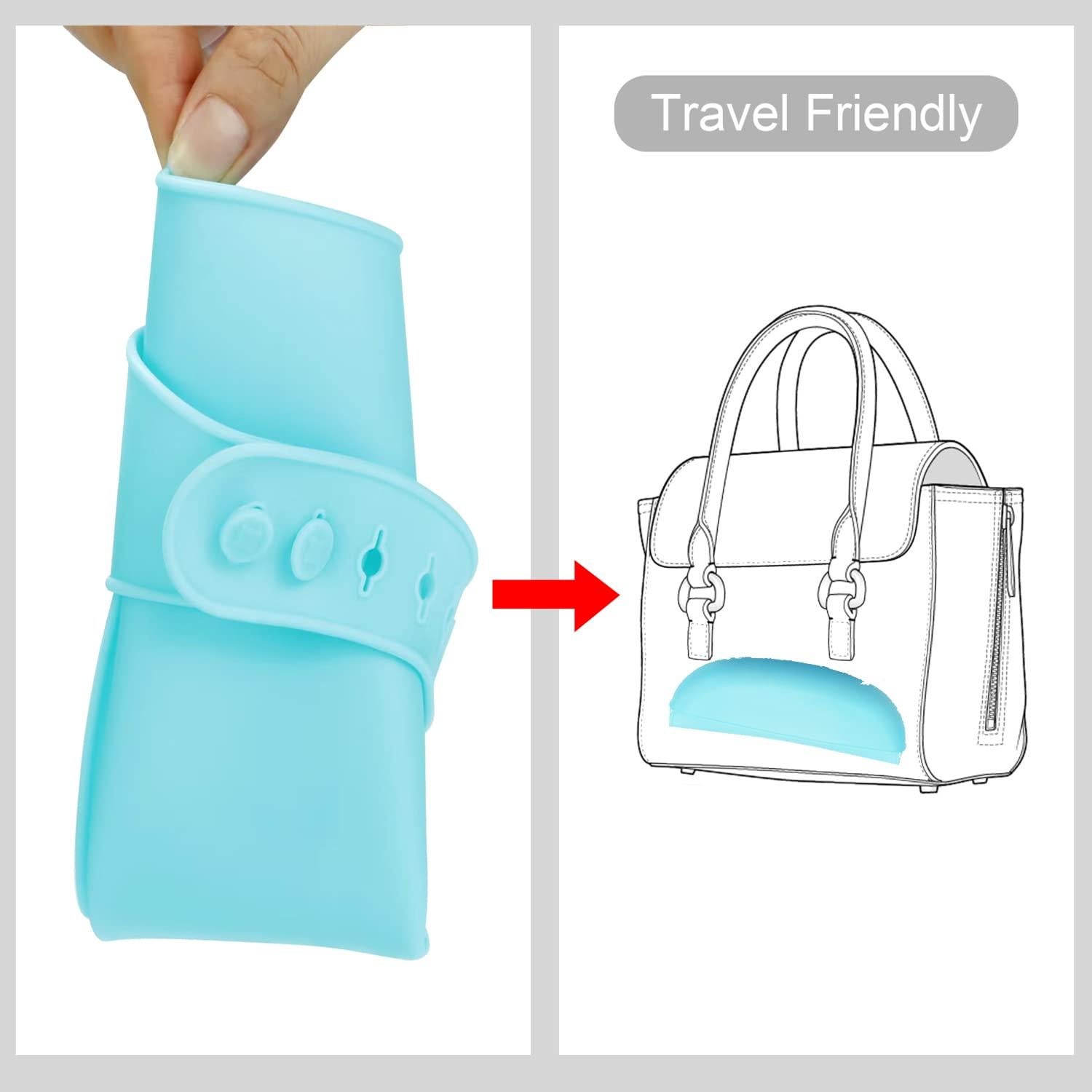 Baberos de Silicona PandaEar 2 Pack Ajustables Unisex 100% Suave