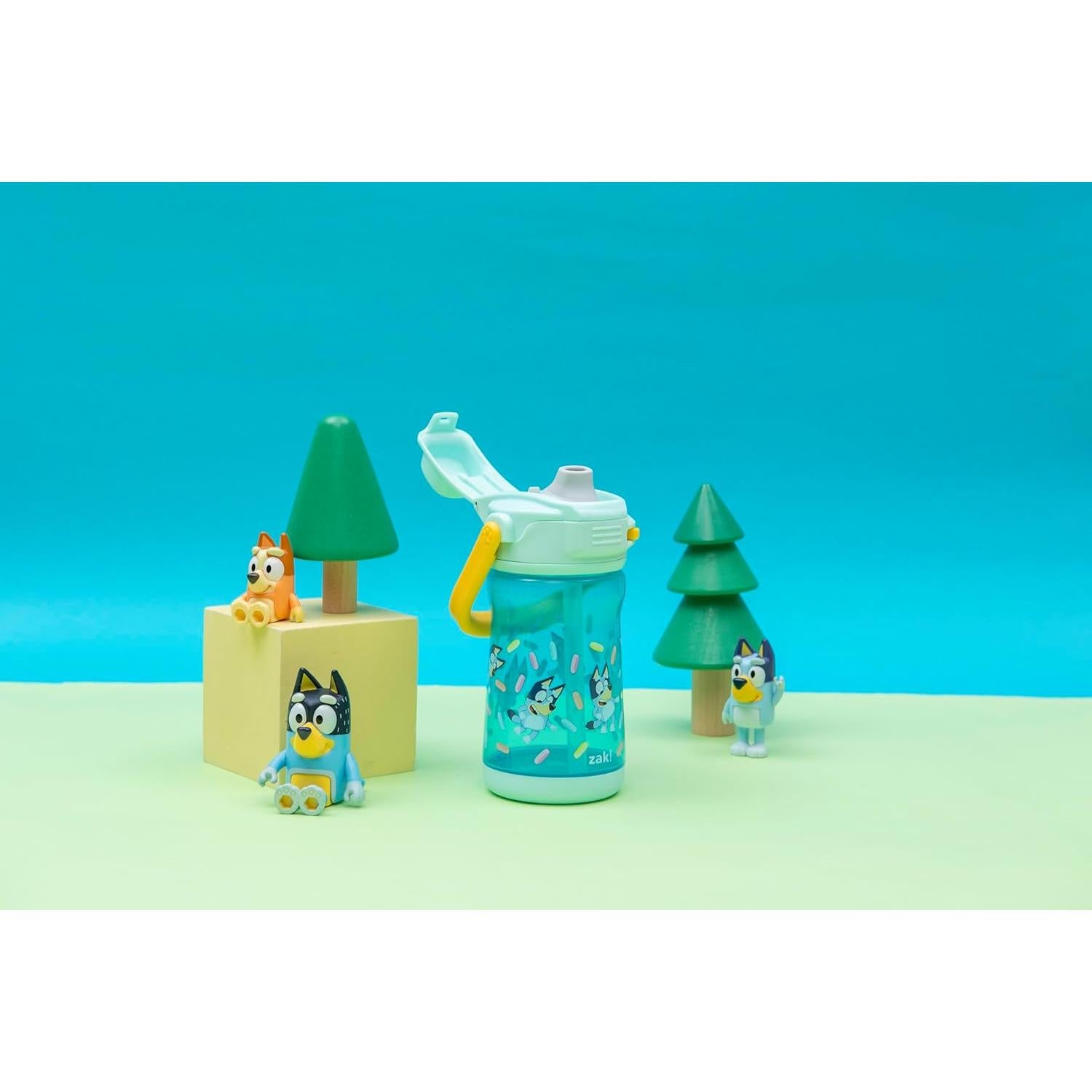 Botella de Agua Bluey Zak Designs 355ml a Prueba de Fugas