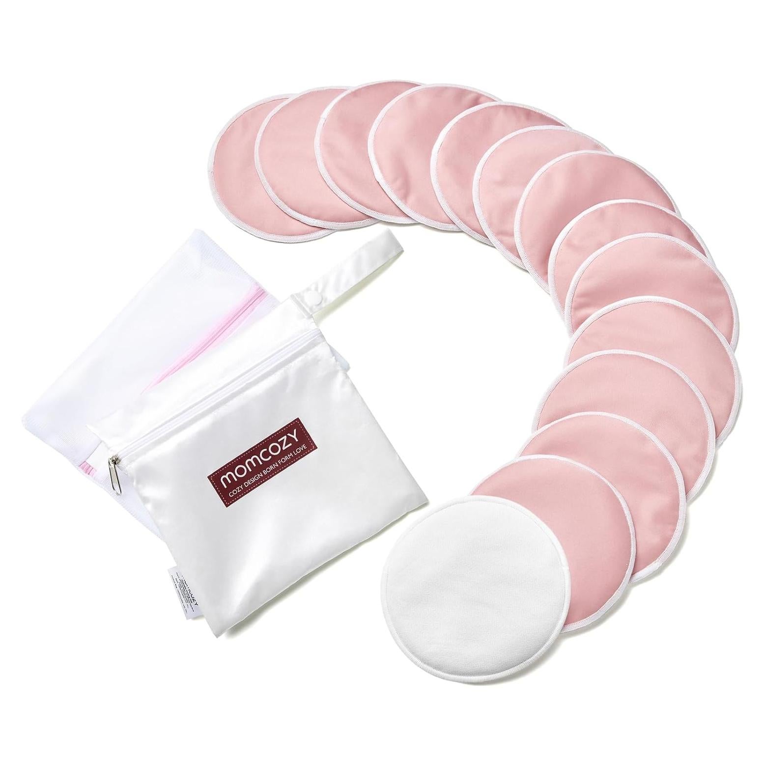Almohadillas de Lactancia Reutilizables Momcozy 14 Pzas Ultra Delgadas