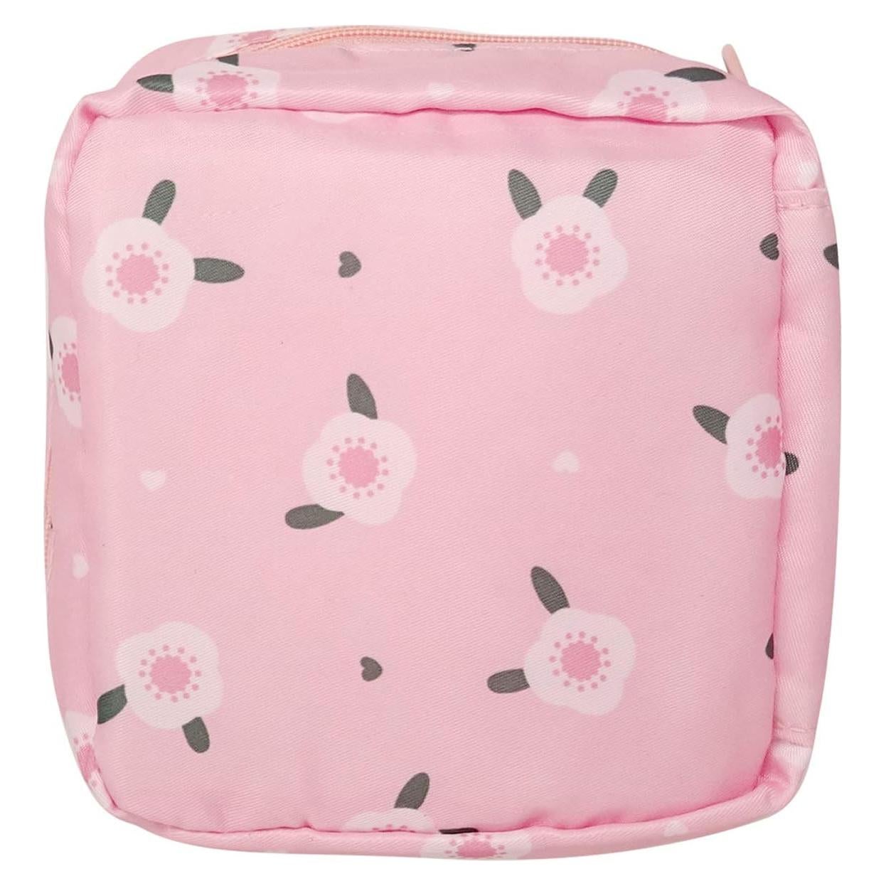 Bolsa de Toallas Sanitarias Bonita y Estilosa 13x13cm