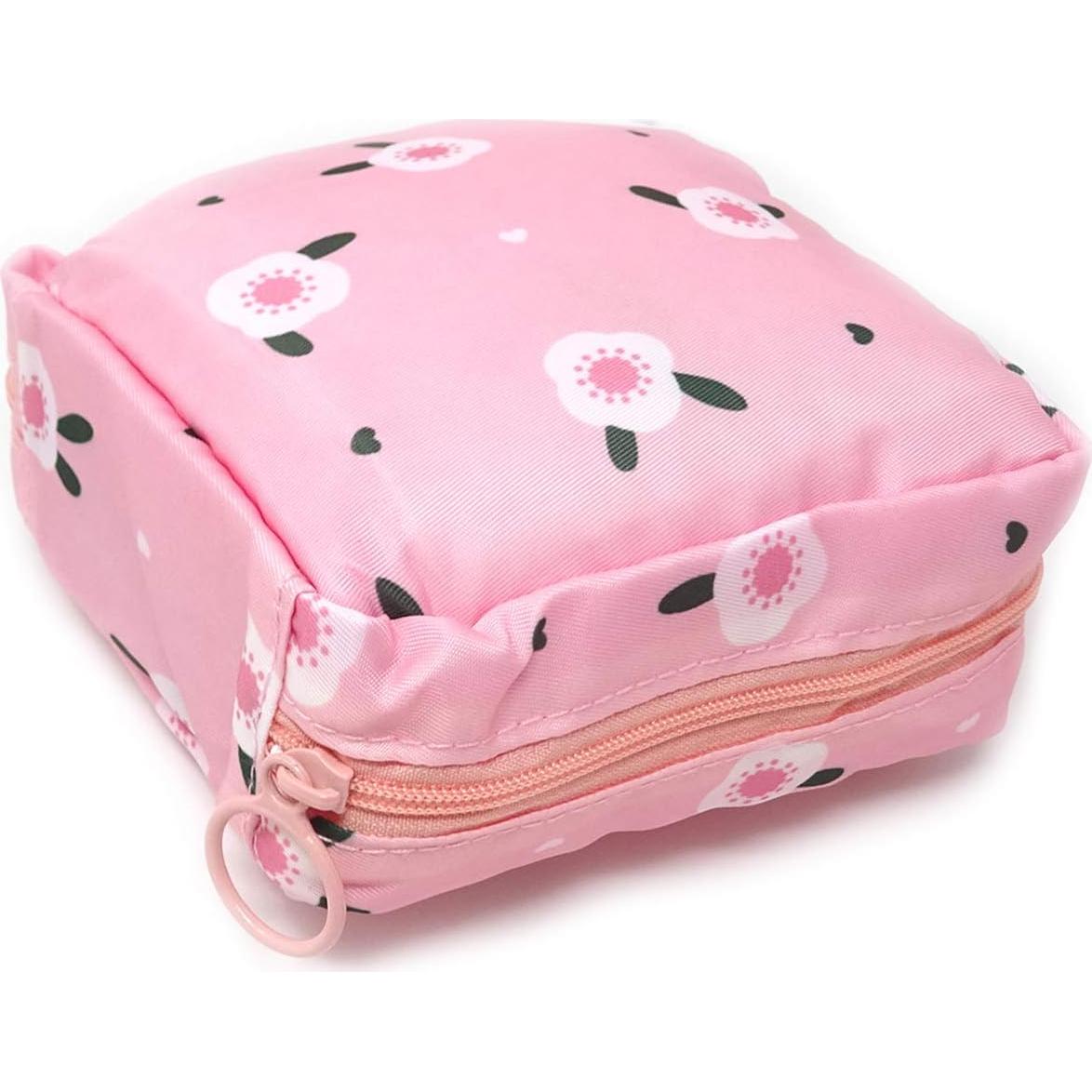 Bolsa de Toallas Sanitarias Bonita y Estilosa 13x13cm