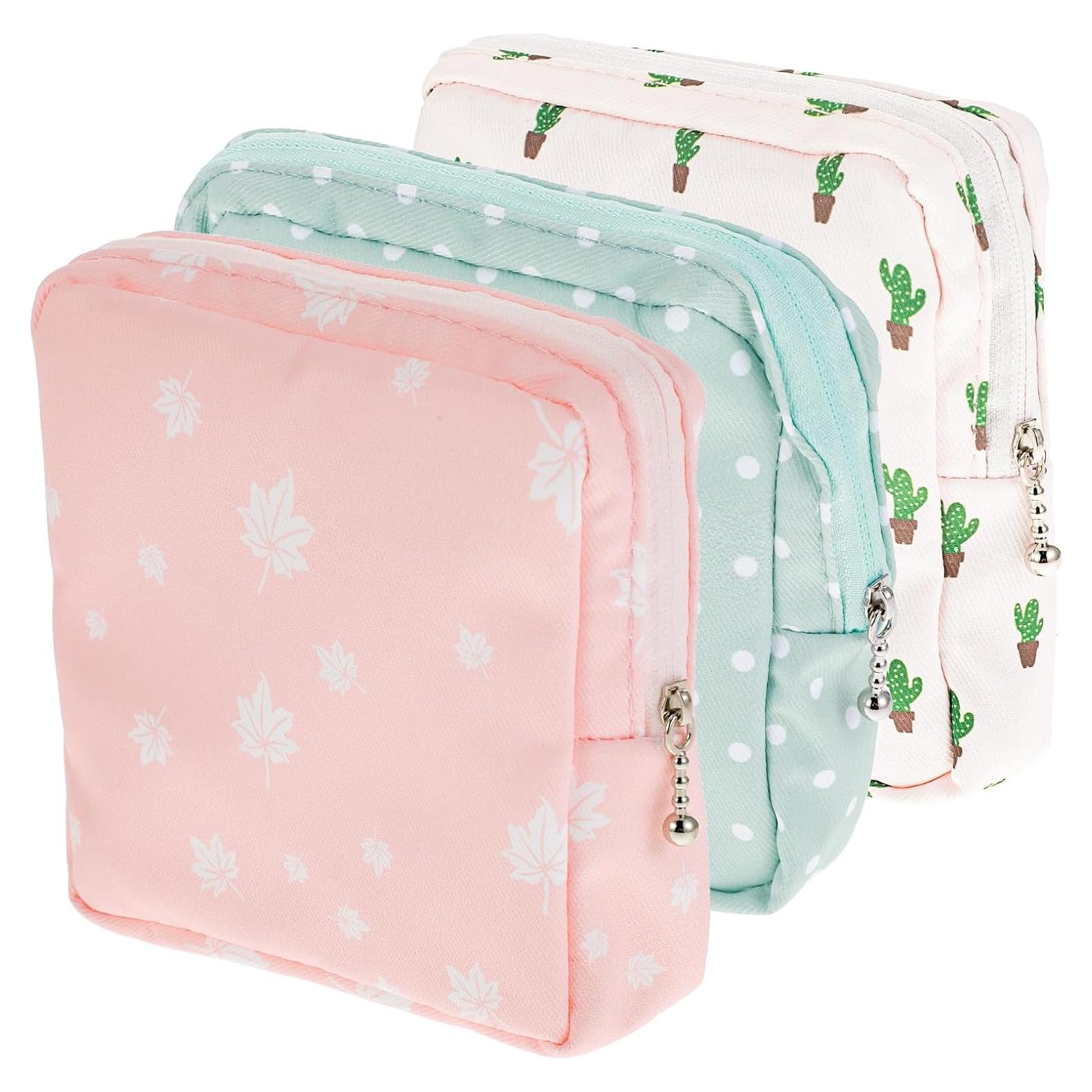 Bolsa de Período 3 Pcs Heclia para Almacenamiento Menstrual