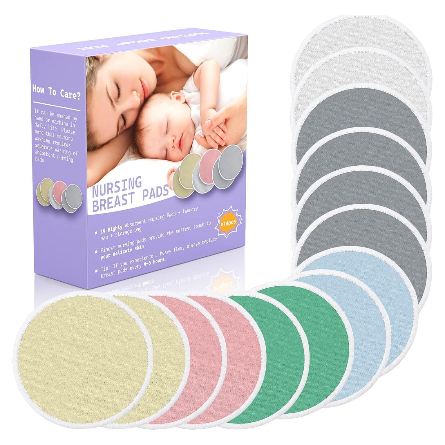 14 Almohadillas Reutilizables para Lactancia G-PADS 11.94 cm