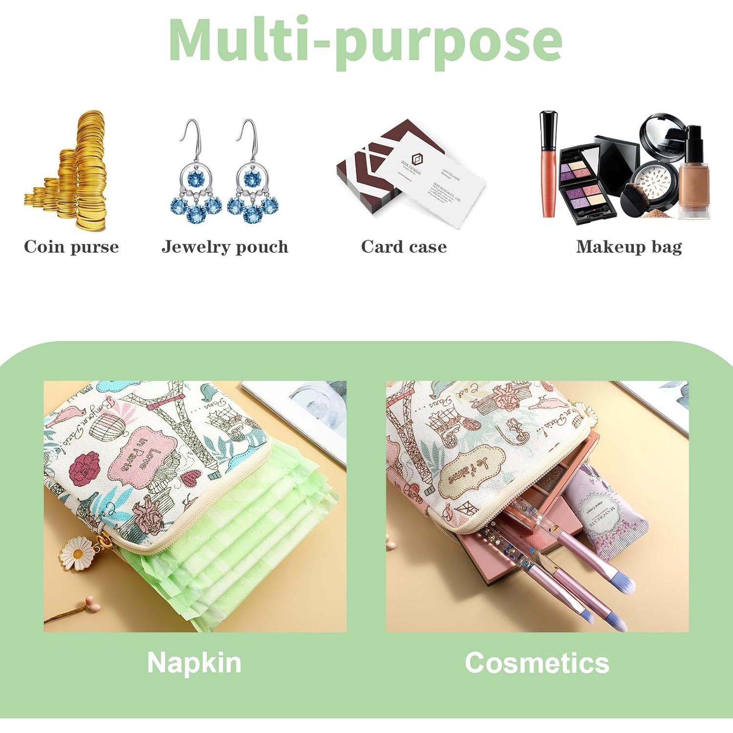 Bolsa de Almacenamiento Menstrual Cobee 2 Piezas Torre 12x12cm