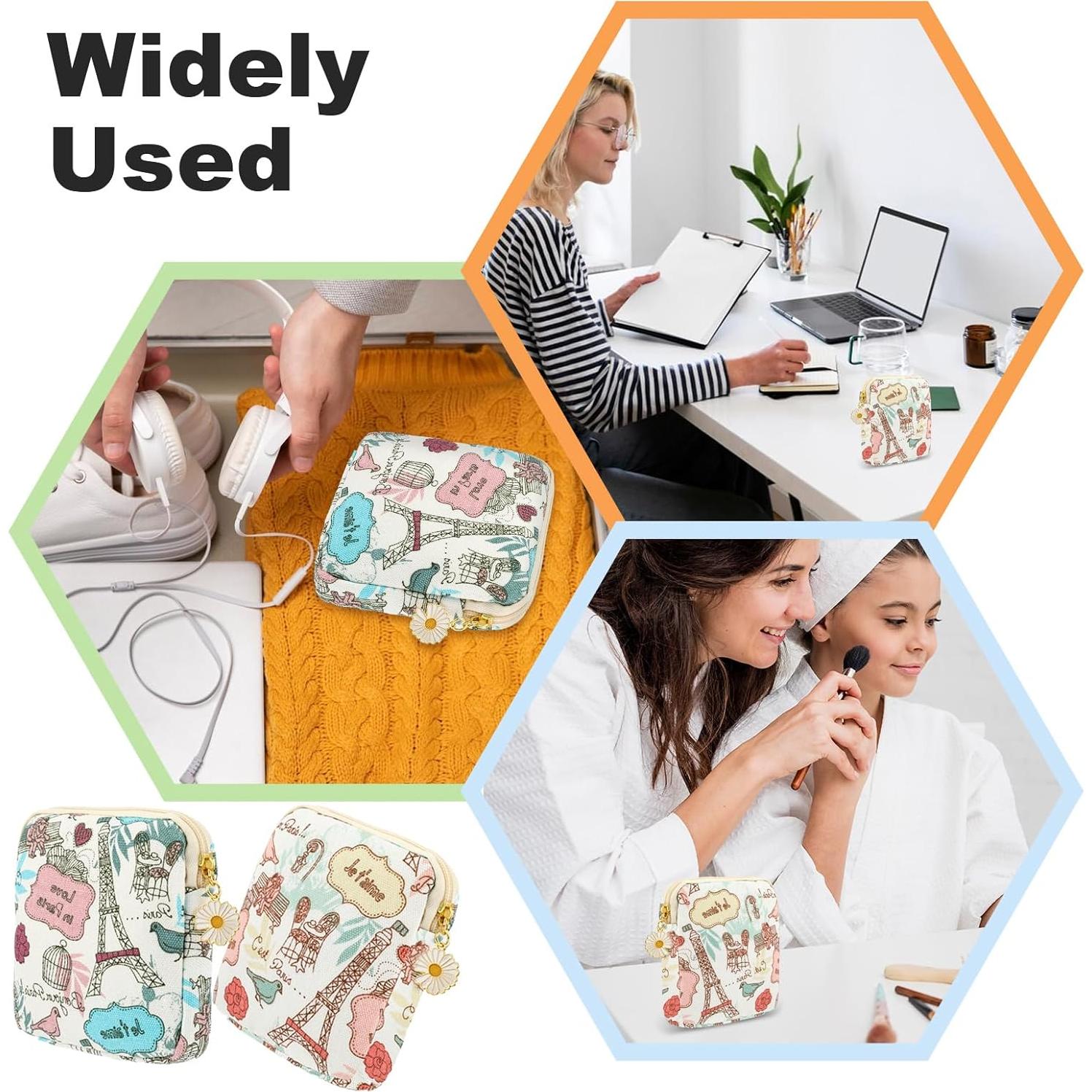 Bolsa de Almacenamiento Menstrual Cobee 2 Piezas Torre 12x12cm