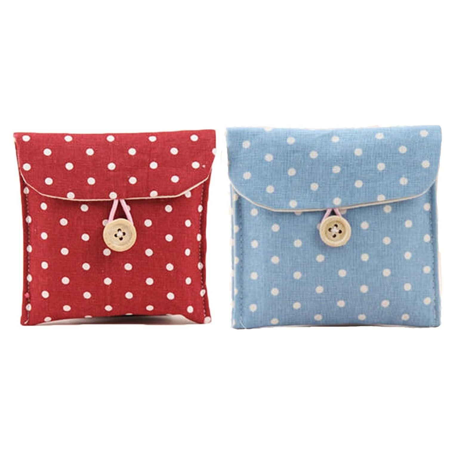 Bolsa de Soporte para Toallas Sanitarias GBSTORE 12x12 cm 2 Pcs