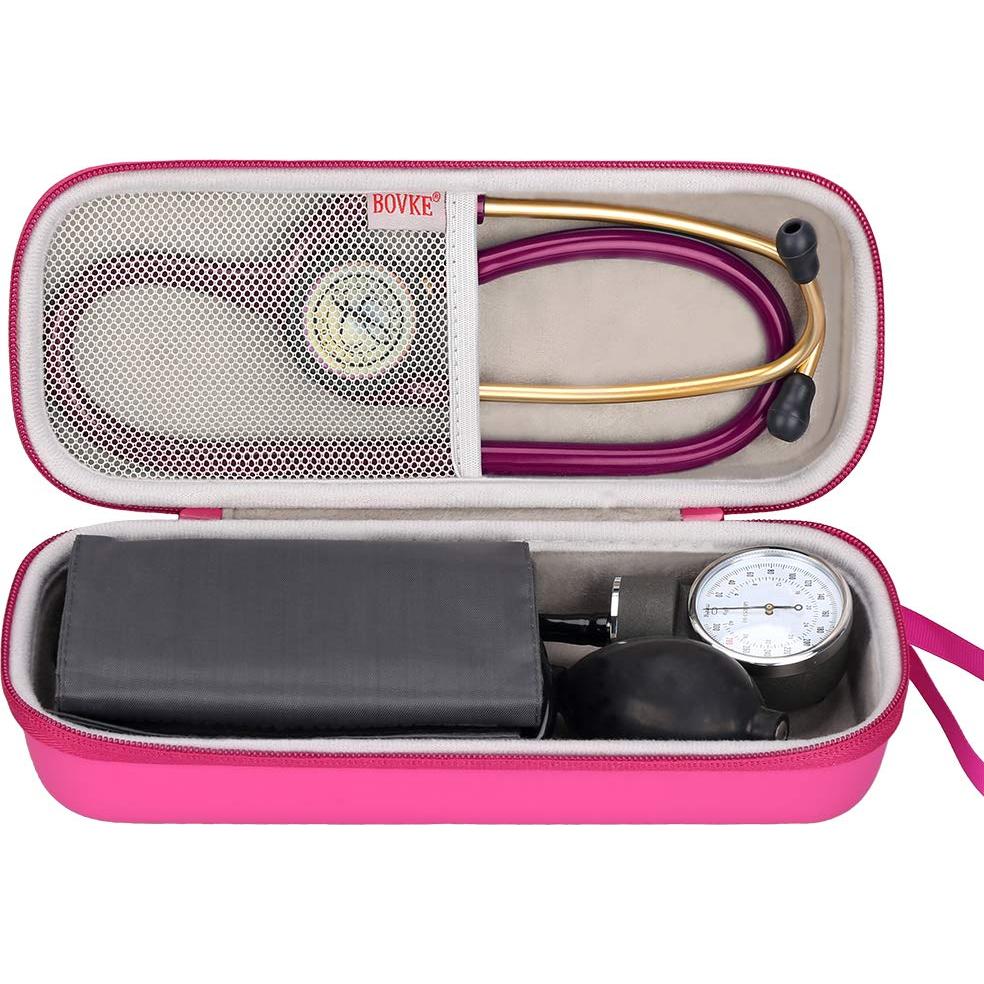Funda de Transporte BOVKE para Estetoscopios 3M Littmann - Frambuesa