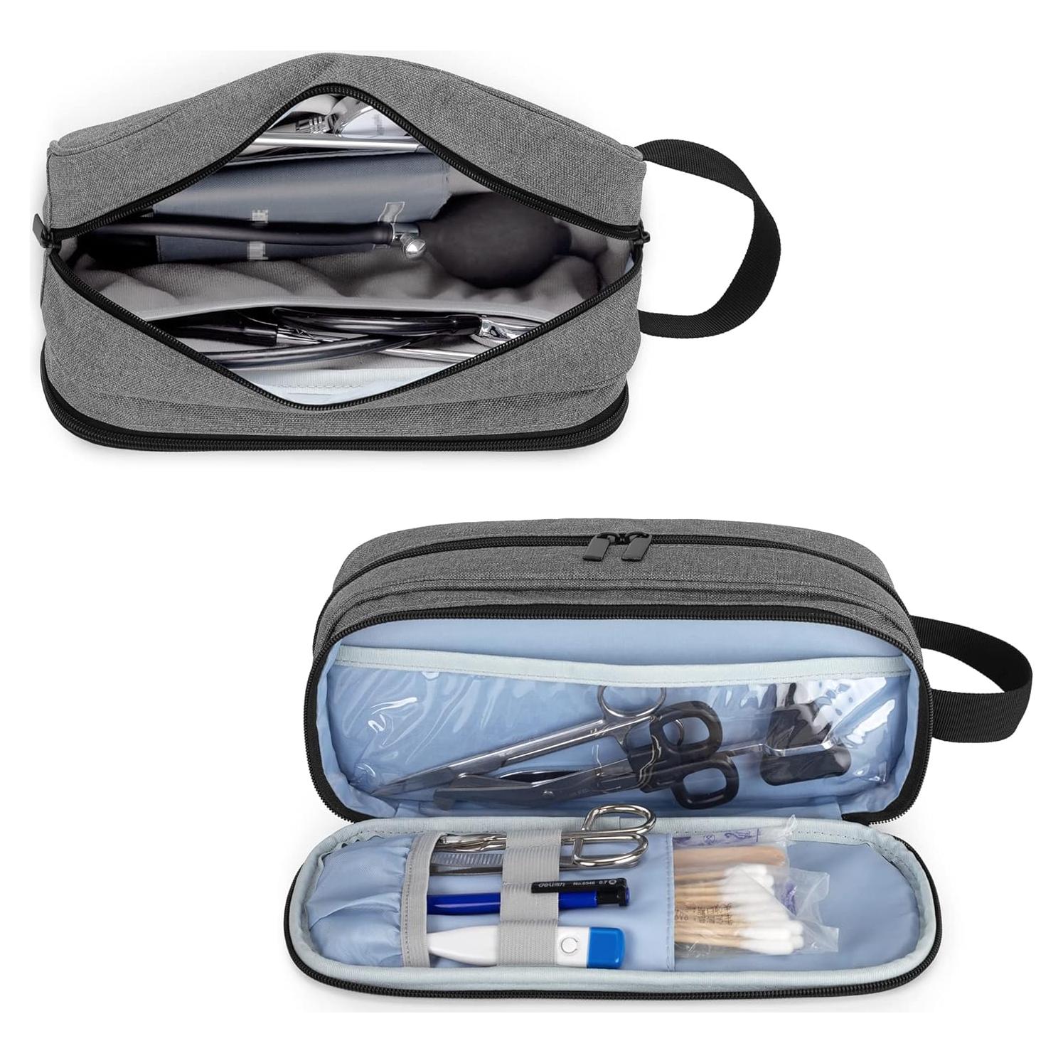 Funda para Estetoscopio Trunab Gris, Capacidad 2 Estetoscopios