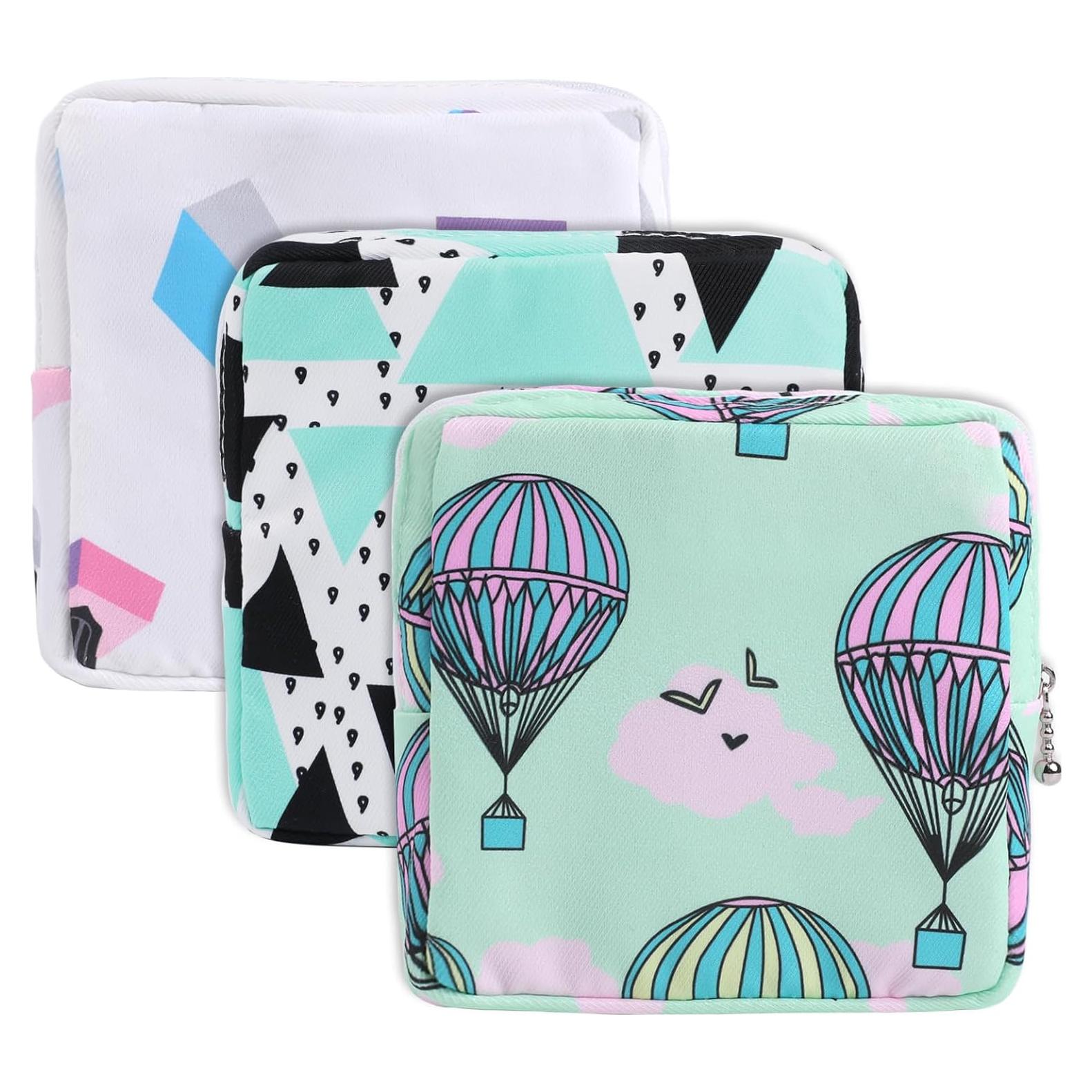 Bolsa de Almacenamiento para Toallas Sanitarias QfwdfcTrenz 3Pcs