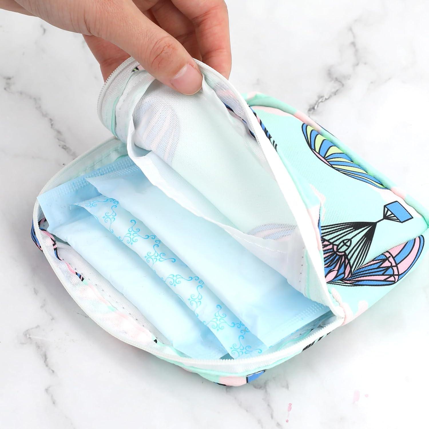 Bolsa de Almacenamiento para Toallas Sanitarias QfwdfcTrenz 3Pcs