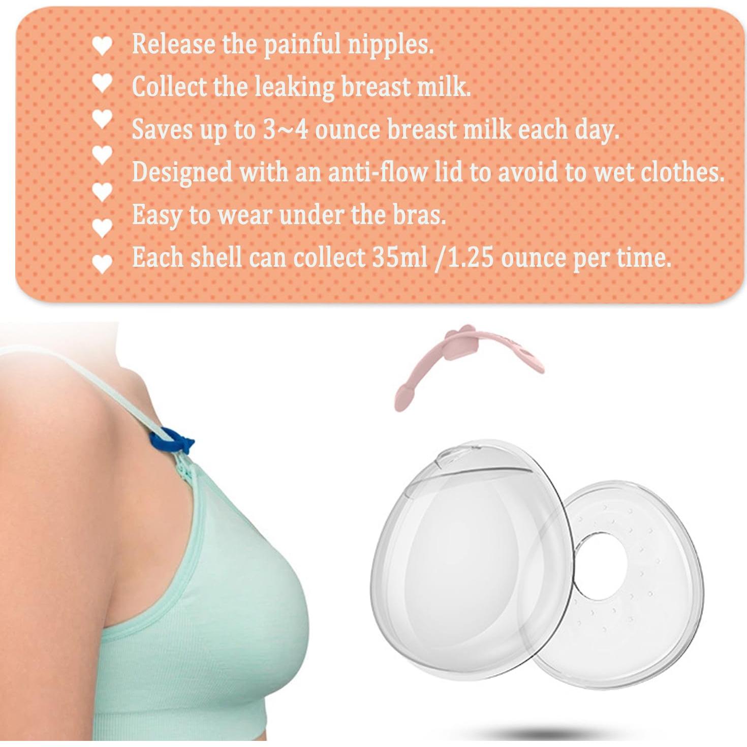 Colectores de Leche Materna CMBEAR con Caja Organizadora