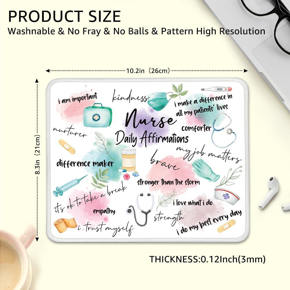 Alfombrilla de Ratón Antideslizante THEBESTU para Enfermeras
