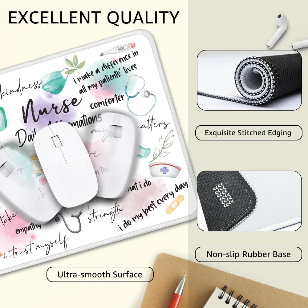 Alfombrilla de Ratón Antideslizante THEBESTU para Enfermeras
