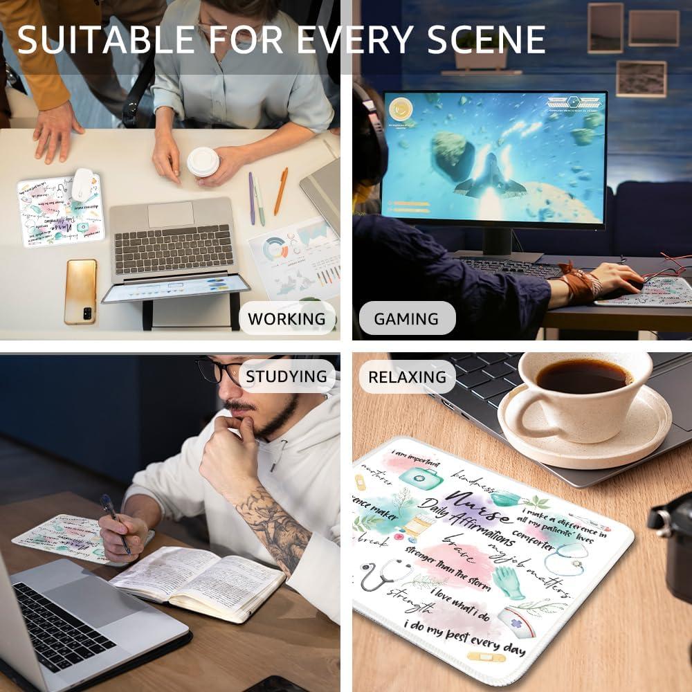 Alfombrilla de Ratón Antideslizante THEBESTU para Enfermeras