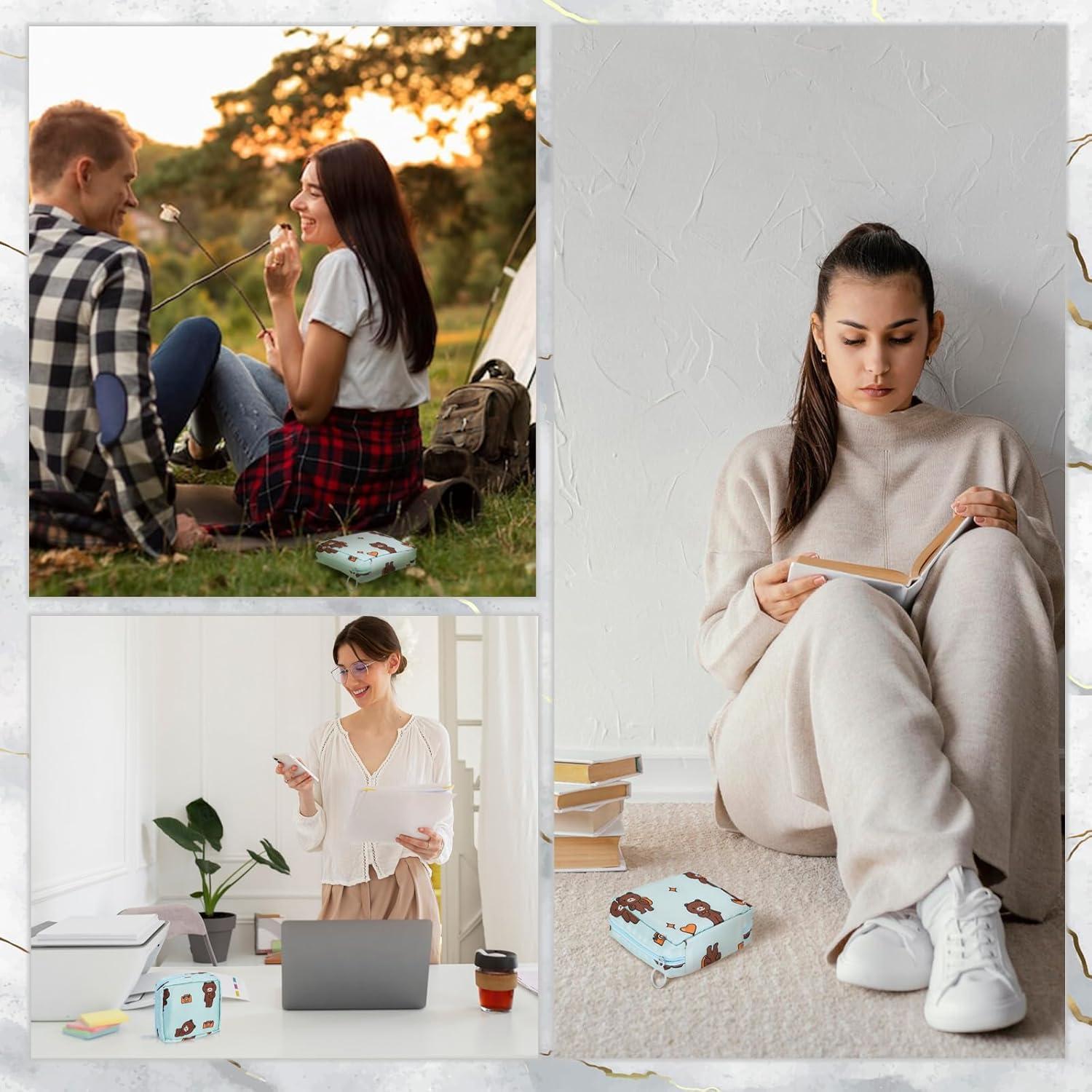 Bolsa de Almacenamiento Menstrual Abeillo 12.9x12.7cm 4 Pcs